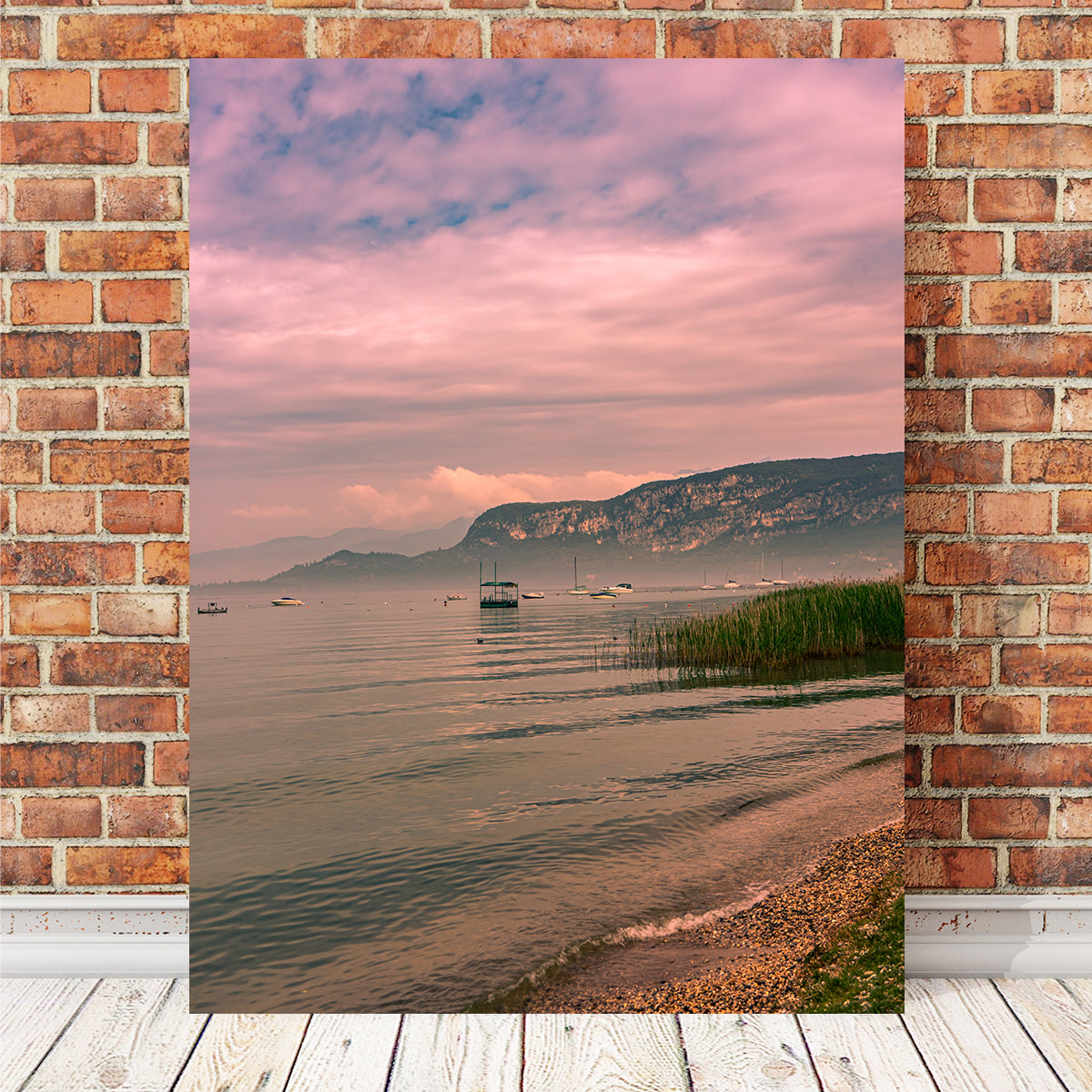 Stunning Waves on Lake Wall Art by Stefano Baltieri