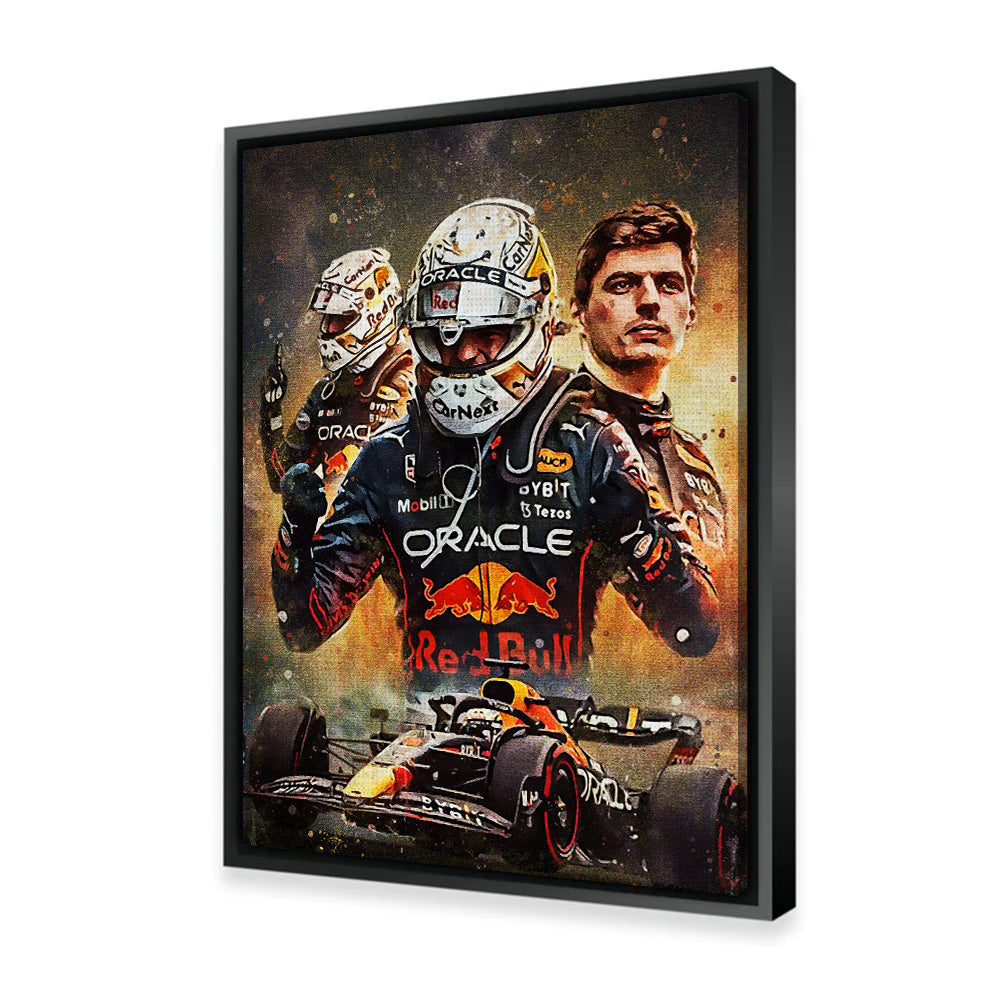 Max Verstappen F1 Racing Wall Art - Stunning Canvas Print