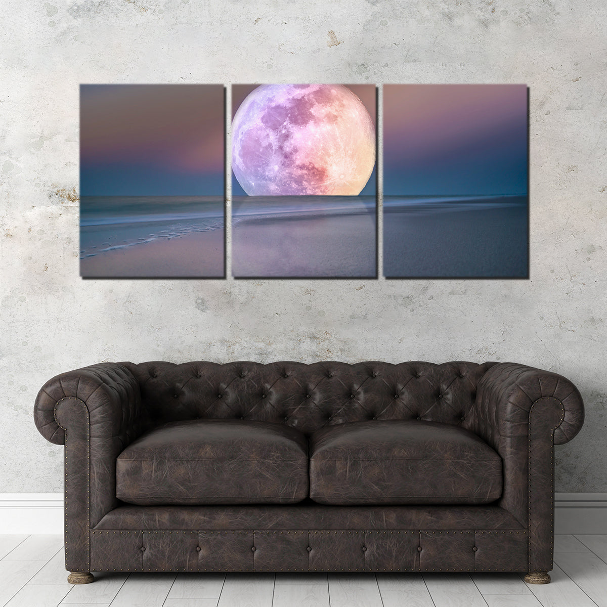 Stunning Moon Rise Wall Art by Eileen Rollin
