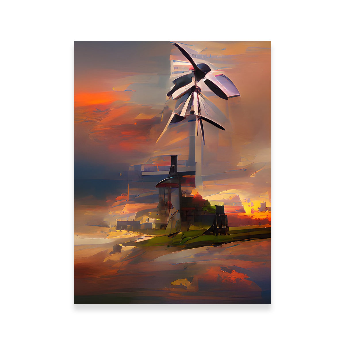 Stunning Windmill Wall Art by Gabriel Ritcey