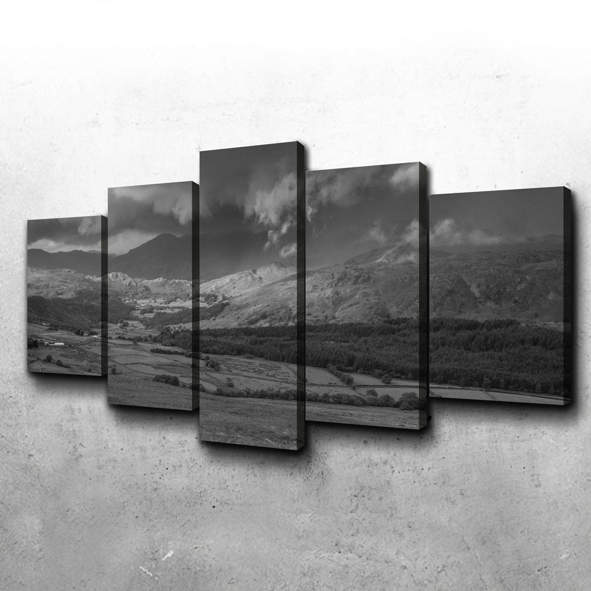 Stormy Fields Exquisite Wall Art by Mike Cotton