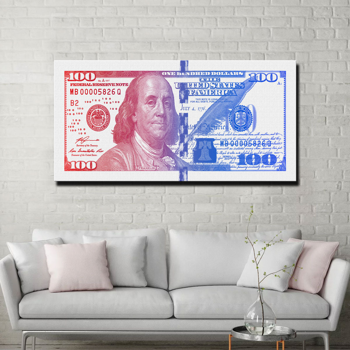 Stunning USA Benny Wall Art by Frank Amoruso