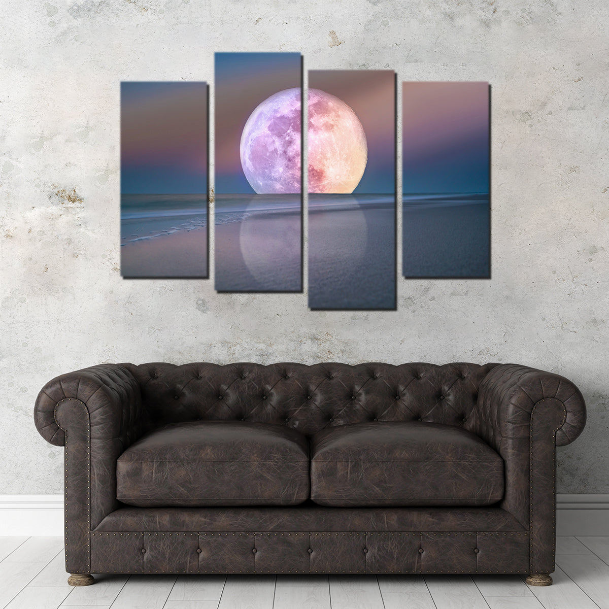 Stunning Moon Rise Wall Art by Eileen Rollin