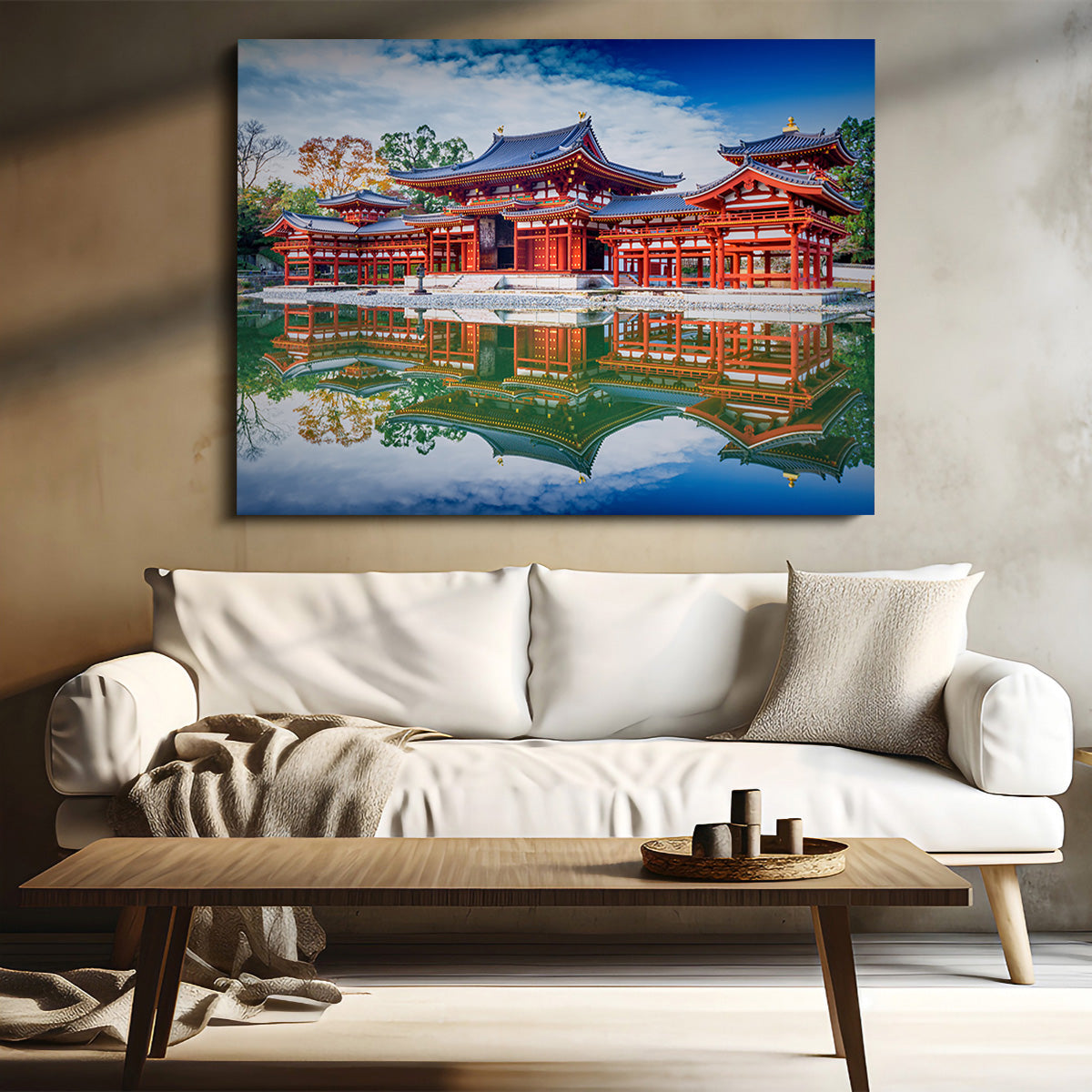 Exquisite Byodo - in Temple Canvas Print
