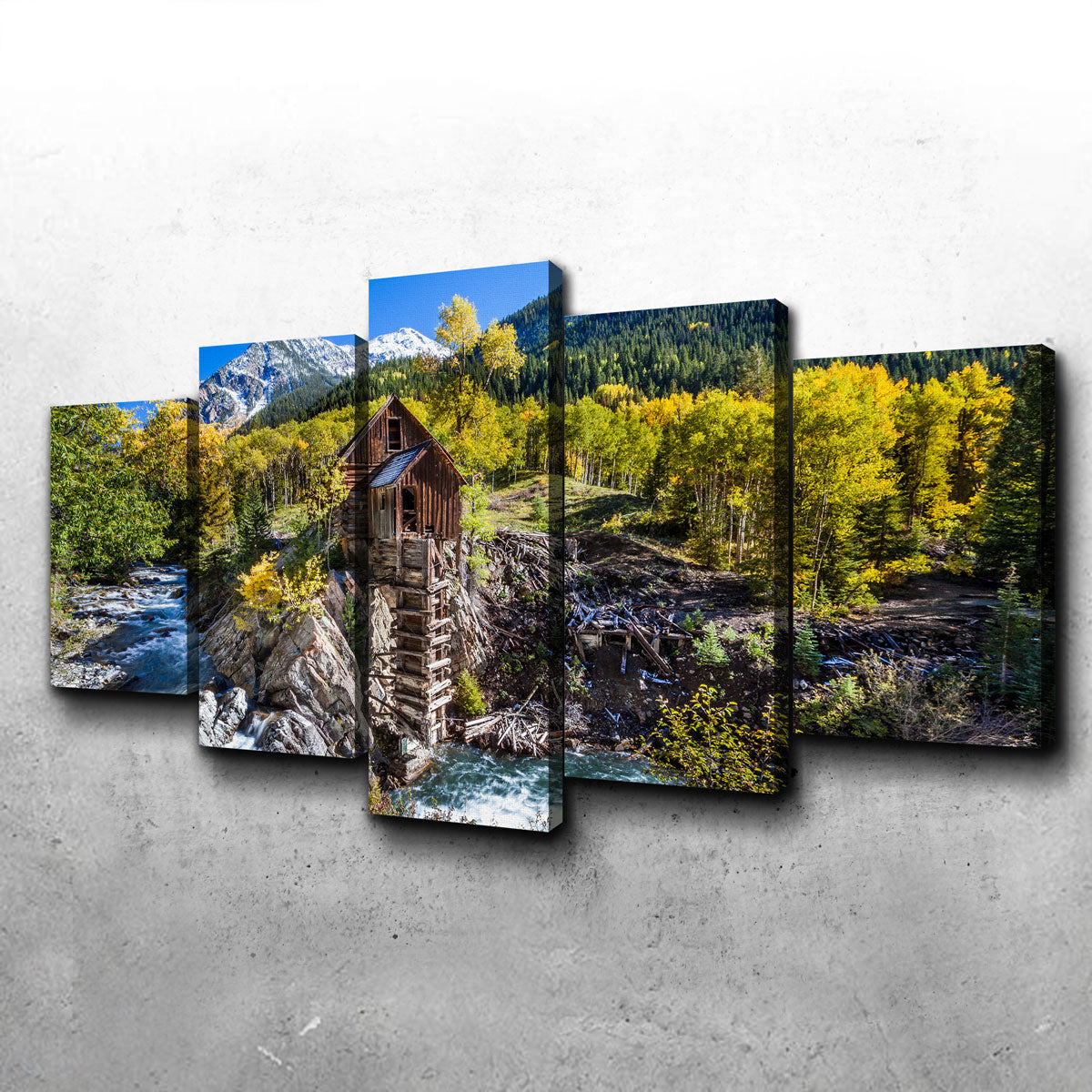 Exquisite Crystal Mill Wall Art - Museum-Quality Canvas Print