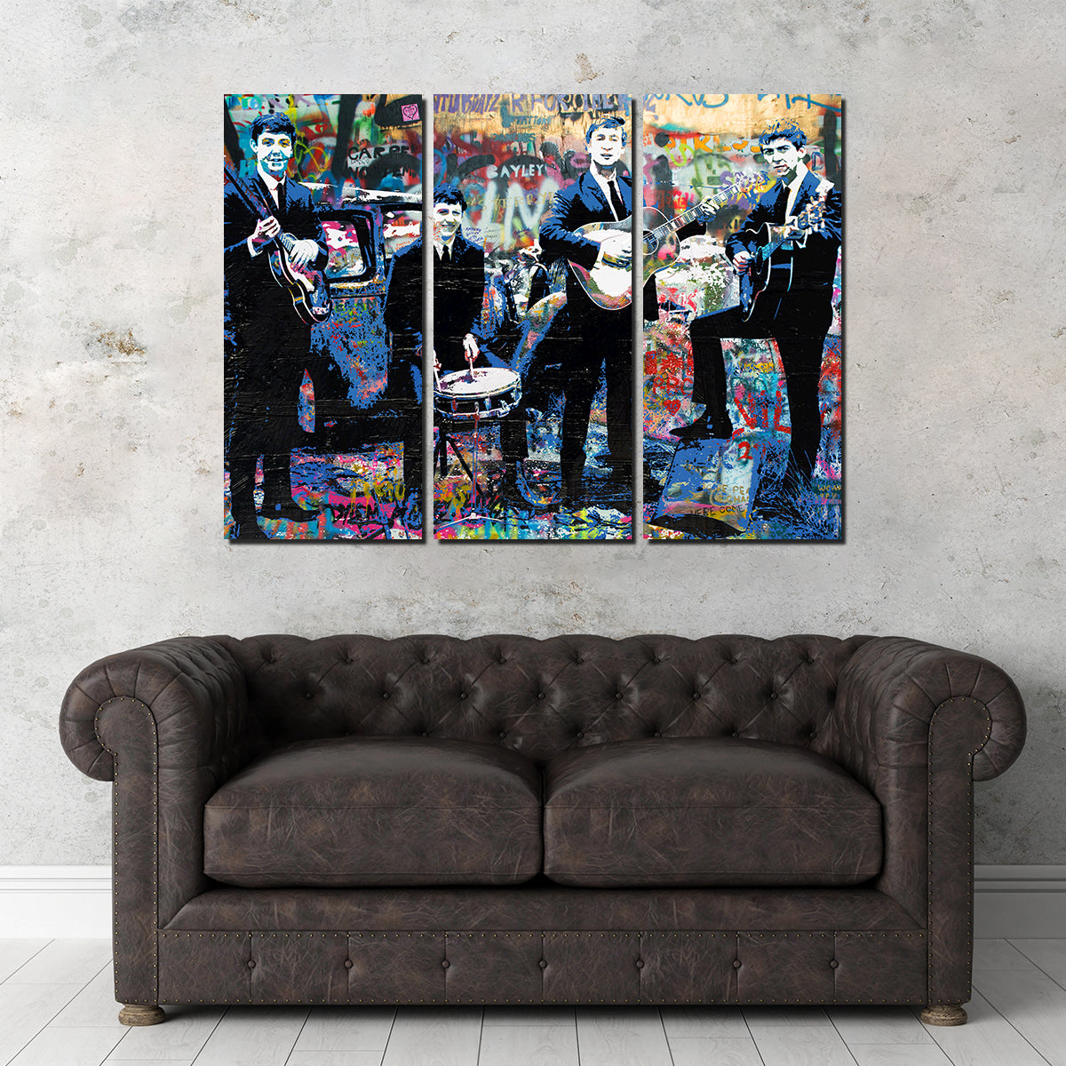 Unique Junk Yard Beatles Wall Art by Stephen Chambers