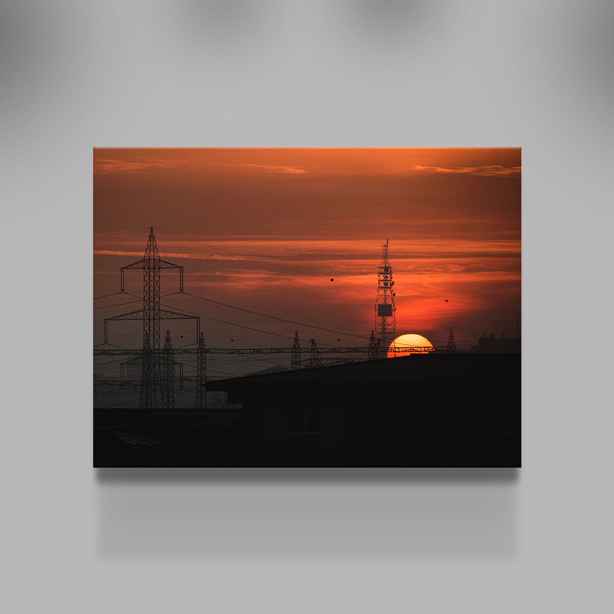 Stunning Bucharest Sunset 2 Wall Art for Your Home Decor