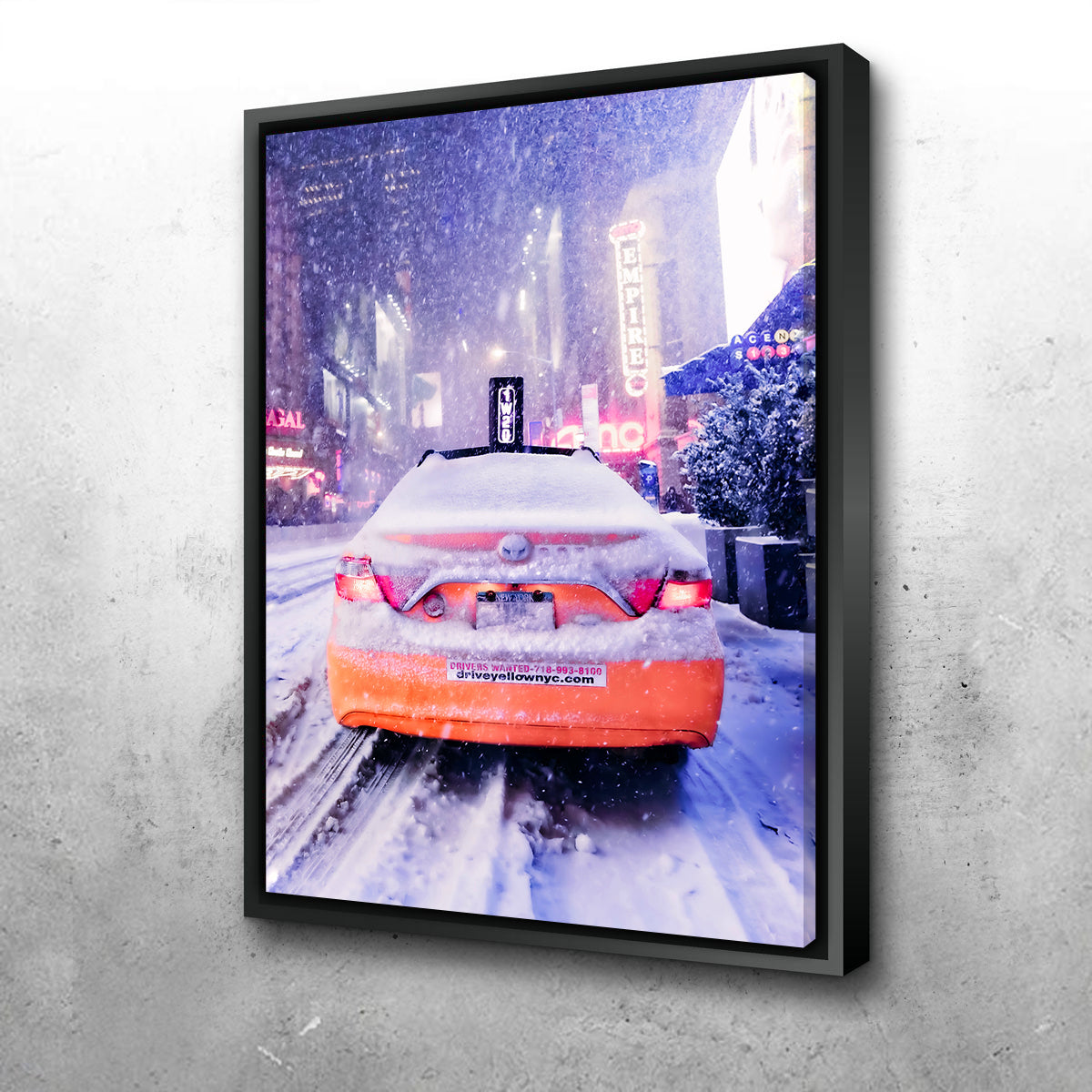 Stunning Manhattan Snow Storm Wall Art by Charity Dos Santos