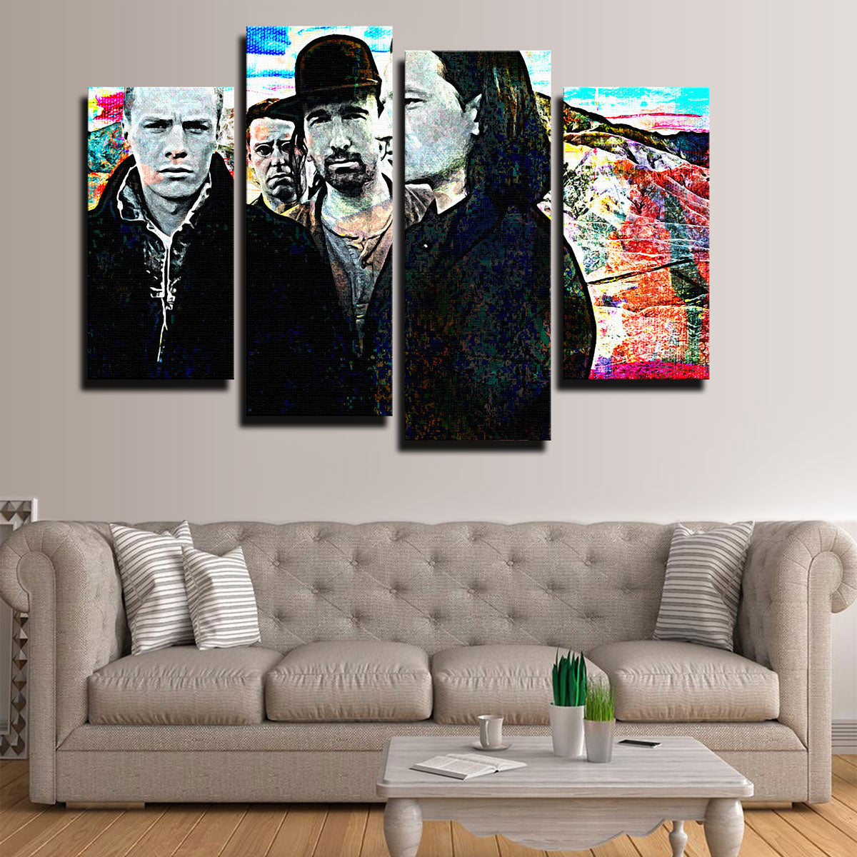 Stunning U2 Wall Art for Home Decor