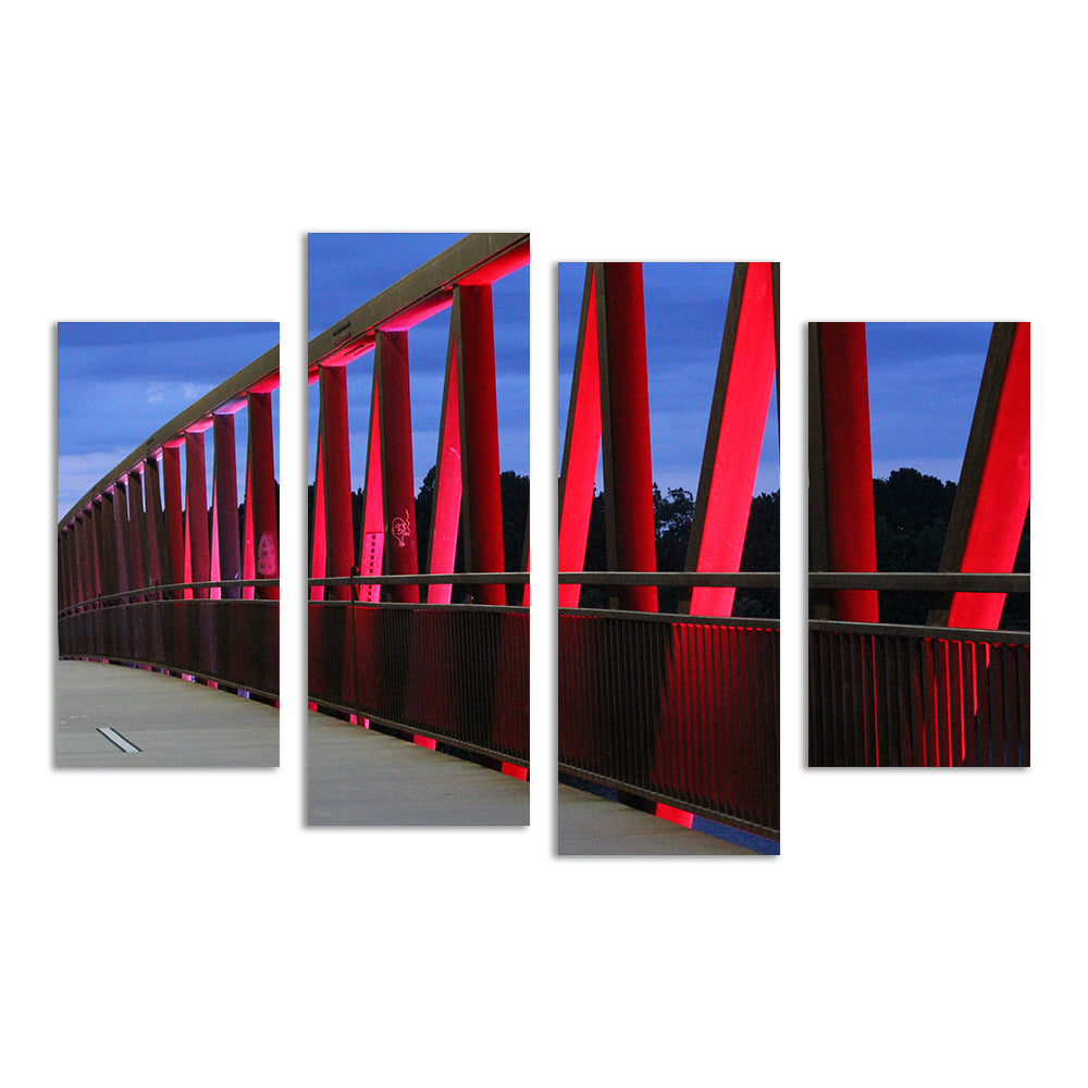 Stunning Two Rivers Park Bridge Wall Art for Your Home Decor