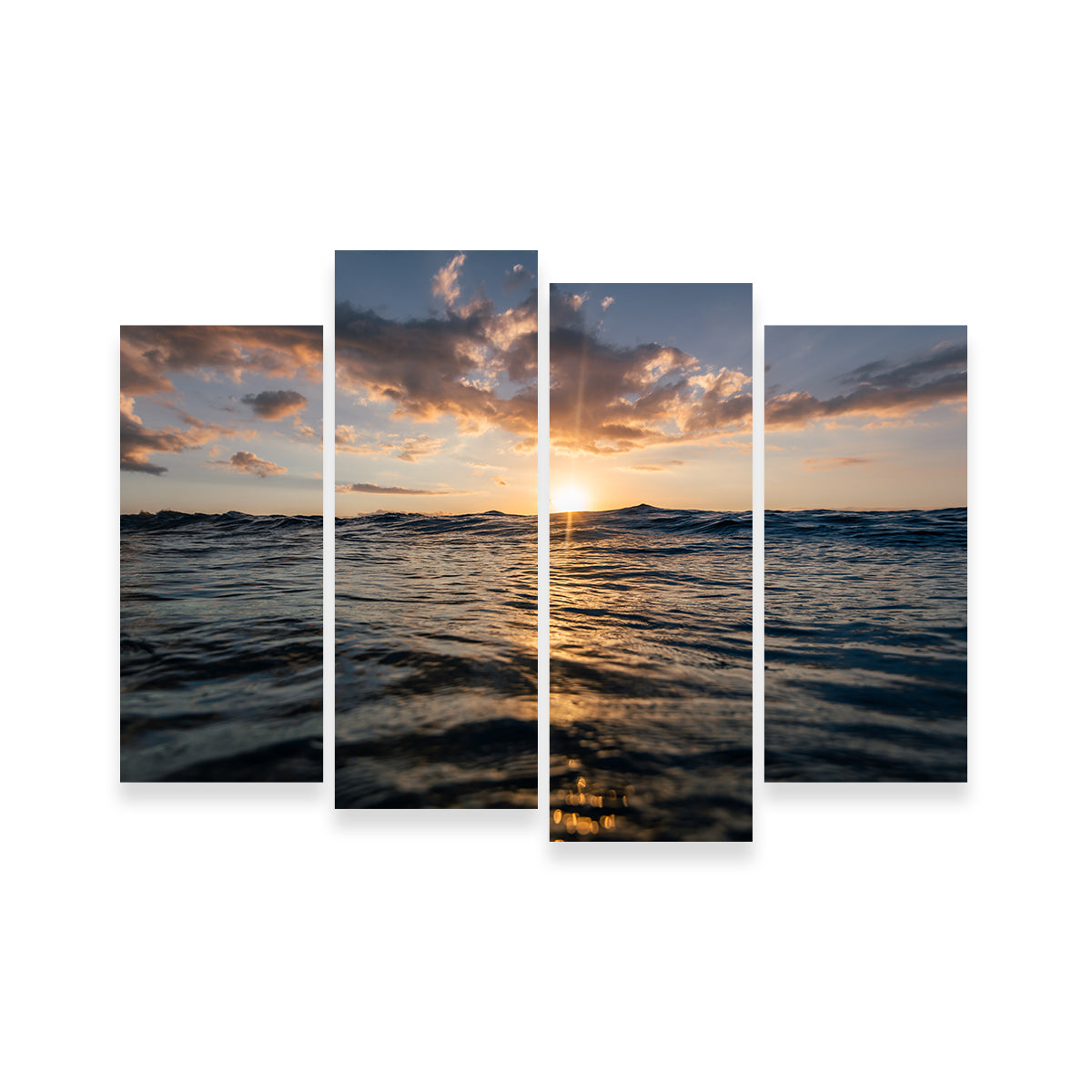 Stunning Sunset Ocean Wall Art by Lucas Moore