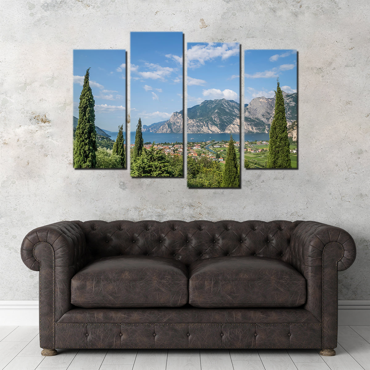 Stunning View of Lake Garda Wall Art by Melanie Viola