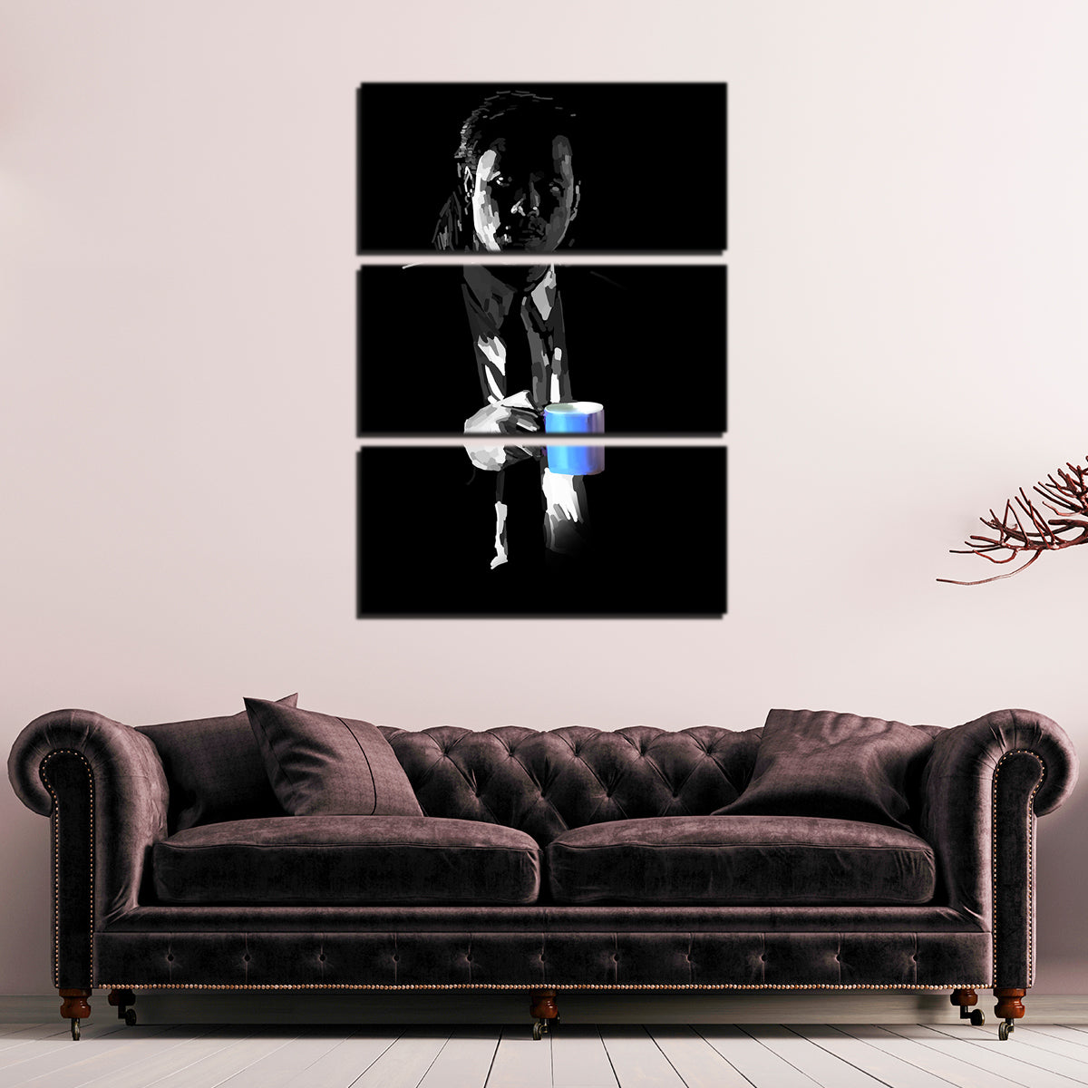 Stunning Vincent With His Mug Wall Art by Andy Brackpool