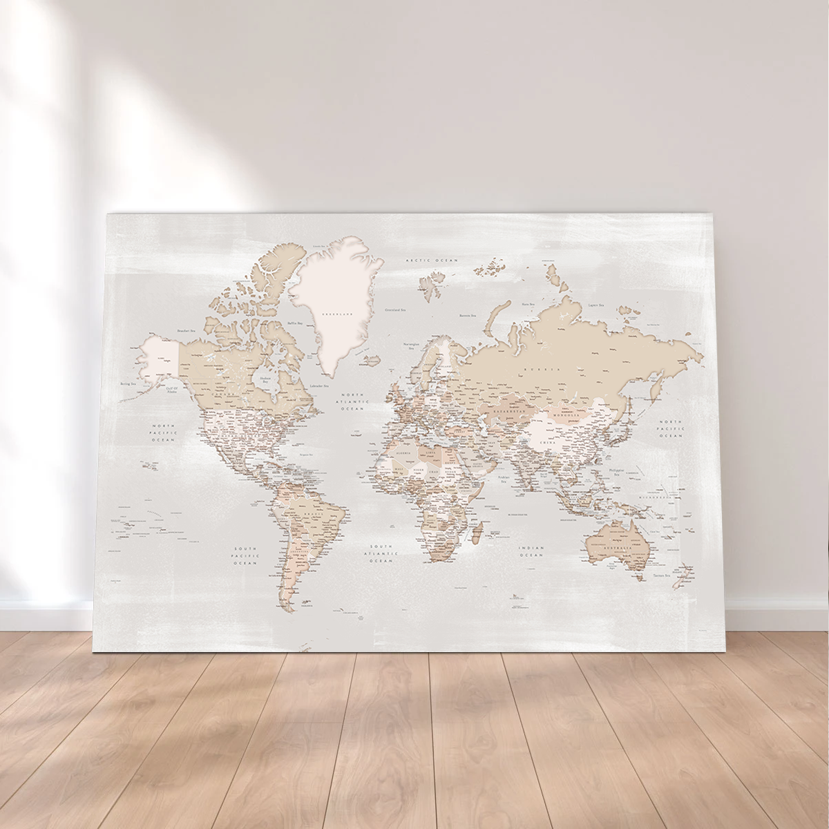 Stunning World Map 14 Wall Art for Home Decor