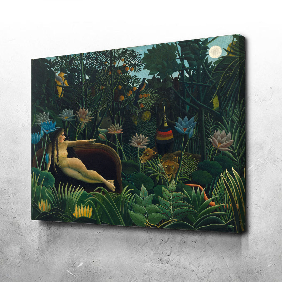 Exquisite Le Rêve Wall Art by Henri Rousseau