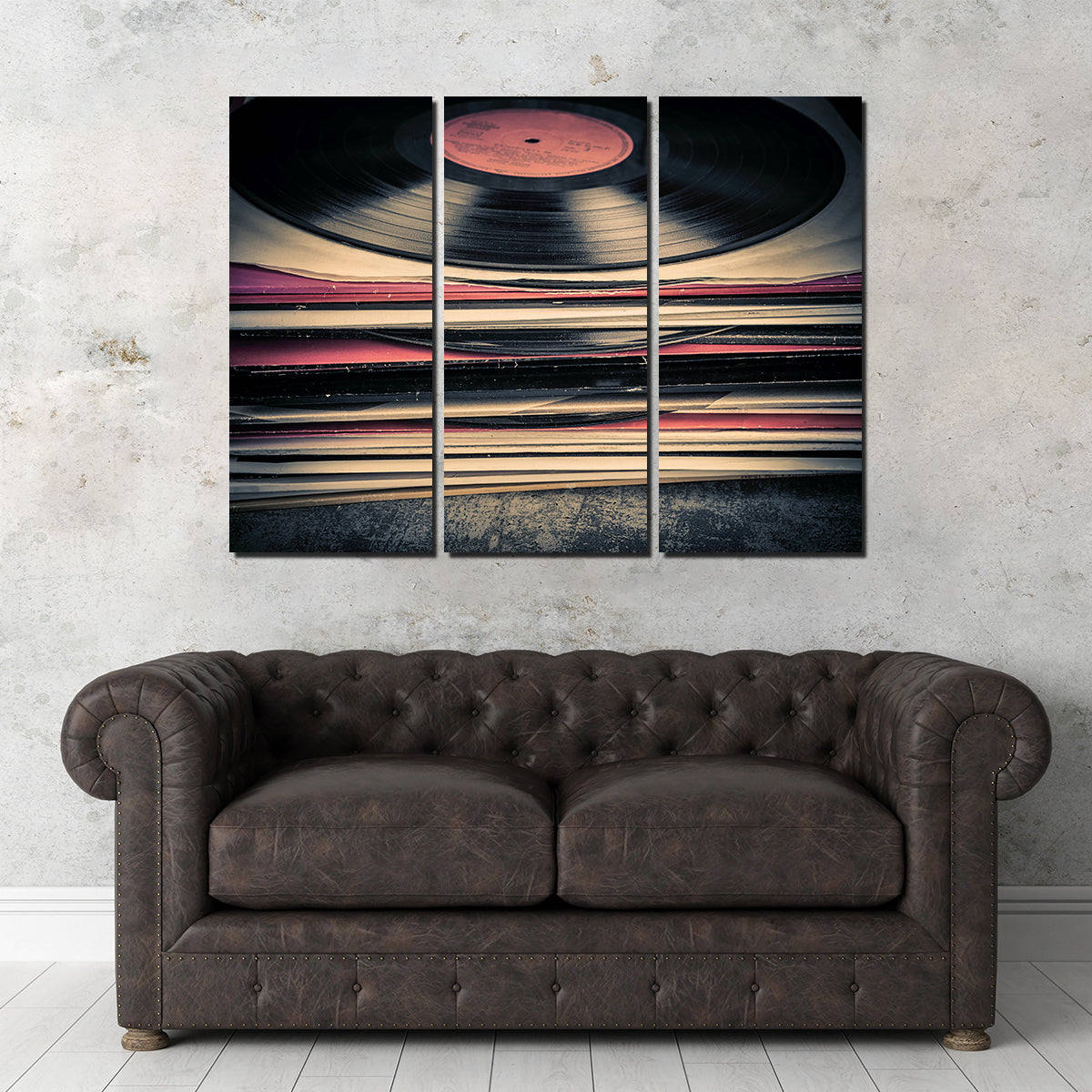 High - Quality Vinyl Records with Museum - Grade Canvas