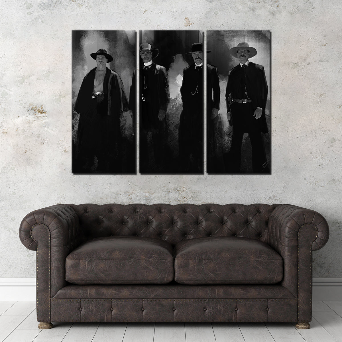 Stunning Tombstone Gang Wall Art by Andy Brackpool