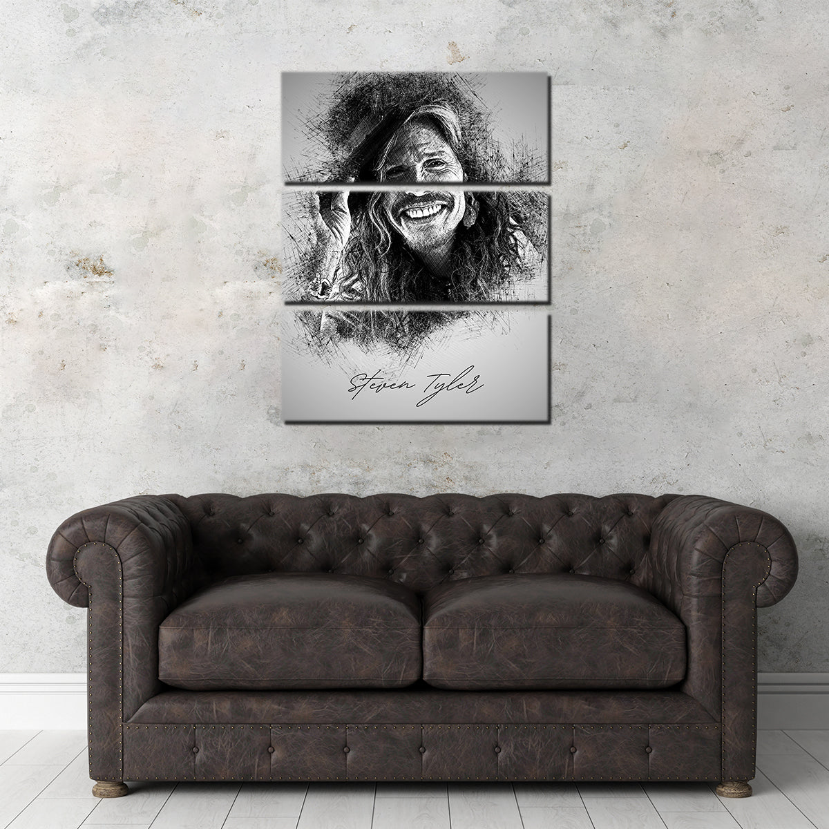 Stunning Steven Tyler Wall Art - Museum Quality Canvas Print