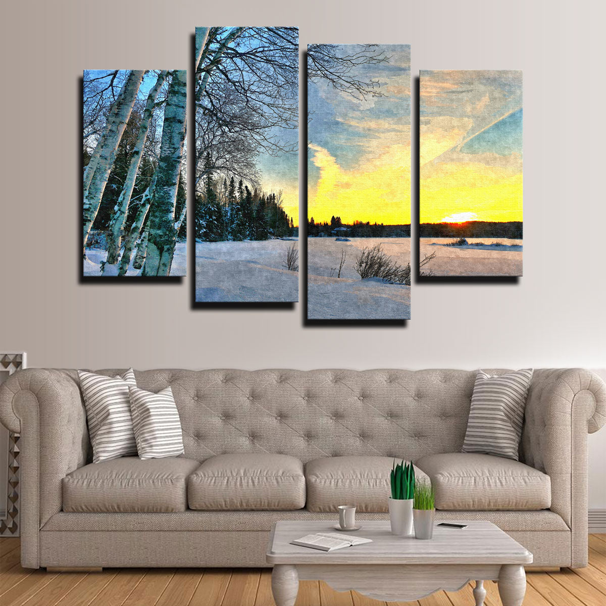 Denise Dundon's End Of A Winter's Day Stunning Wall Art