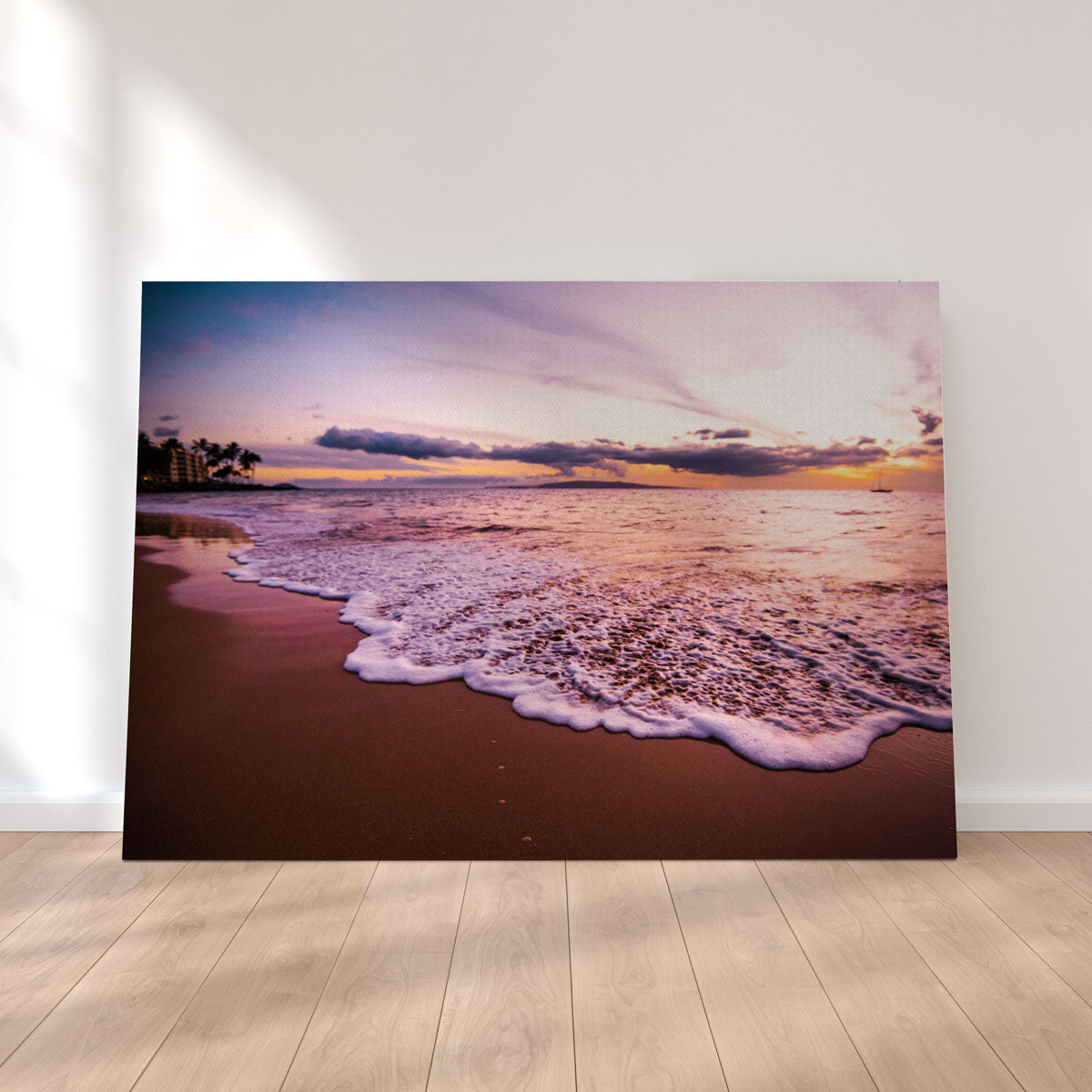 Stunning Sunset Waves Wall Art by Lucas Moore