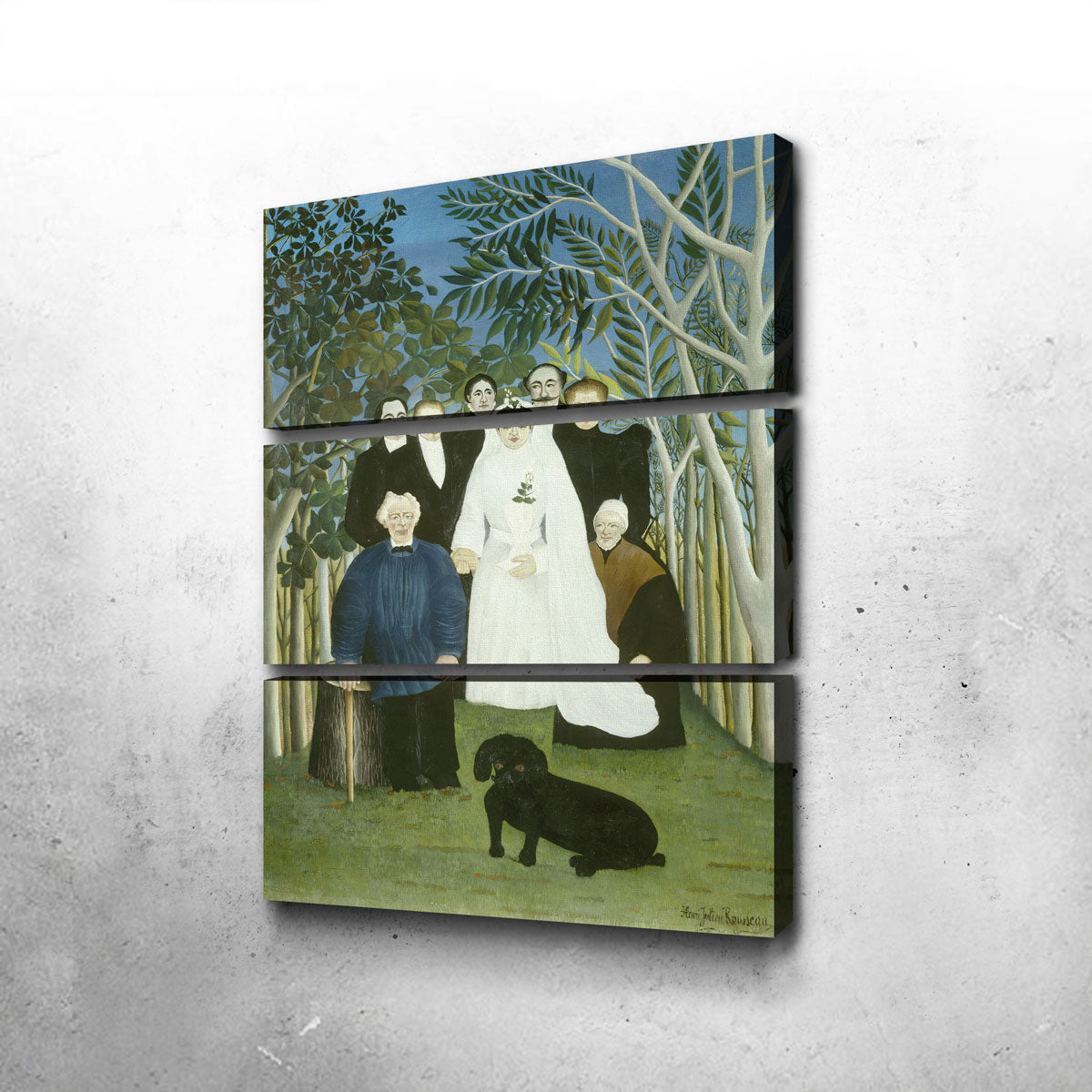 Stunning Henri Rousseau Wedding Party Wall Art