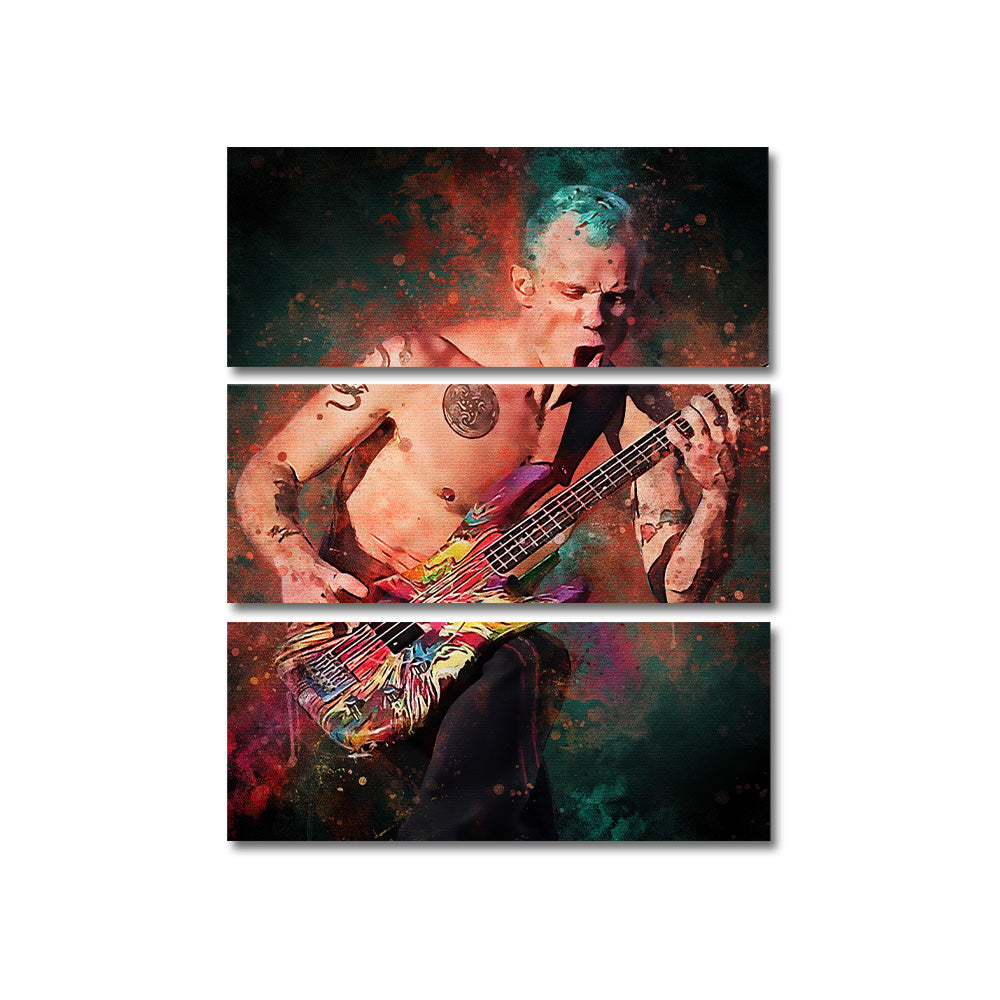 Stunning Flea Guitarist Wall Art for Music Lovers