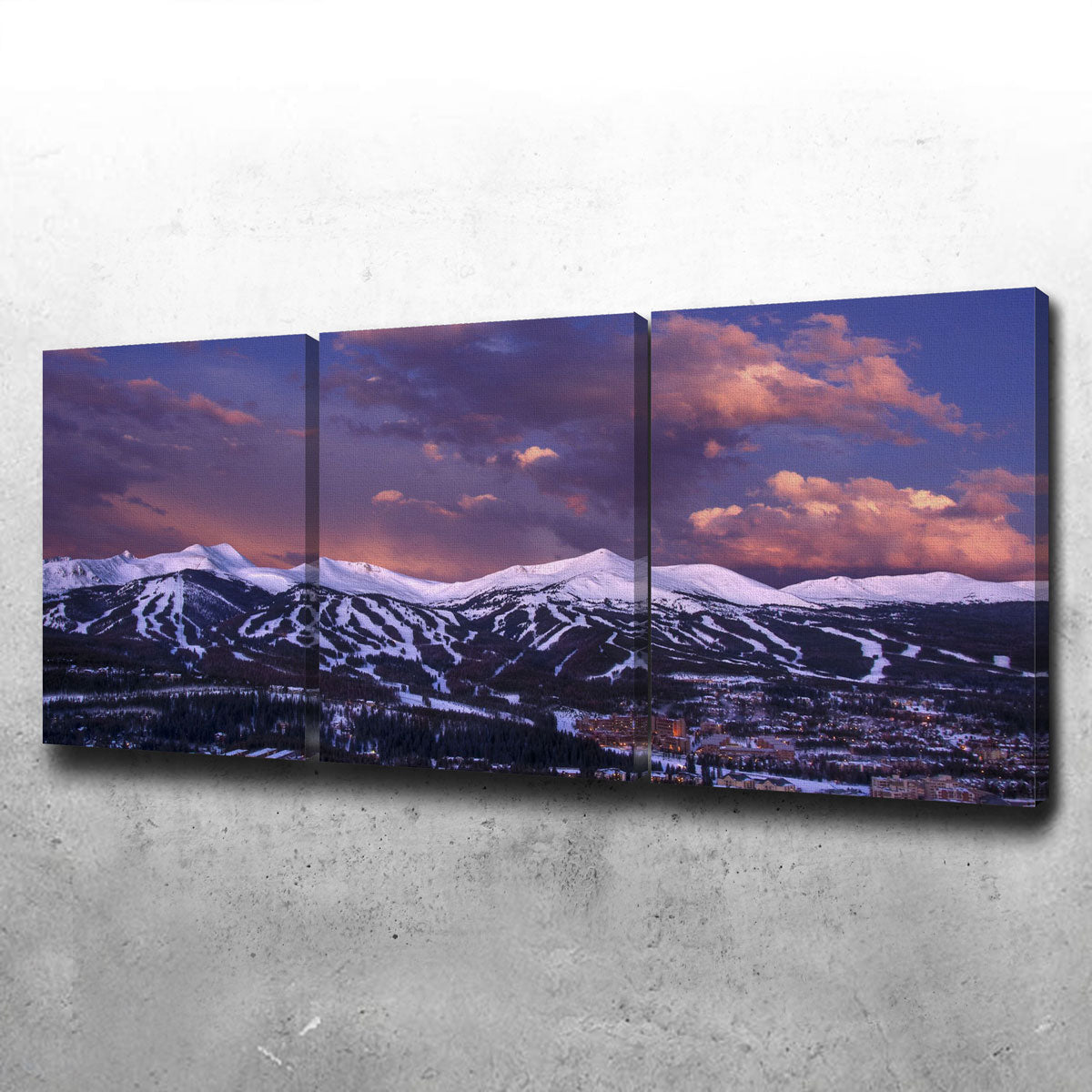 Stunning Breckenridge Wall Art - Sustainable Pine Frame & Museum Quality Canvas