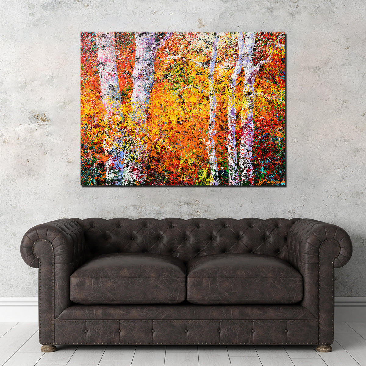 Vibrant Strength Amongst Colors Wall Art - A Stunning Decor Piece