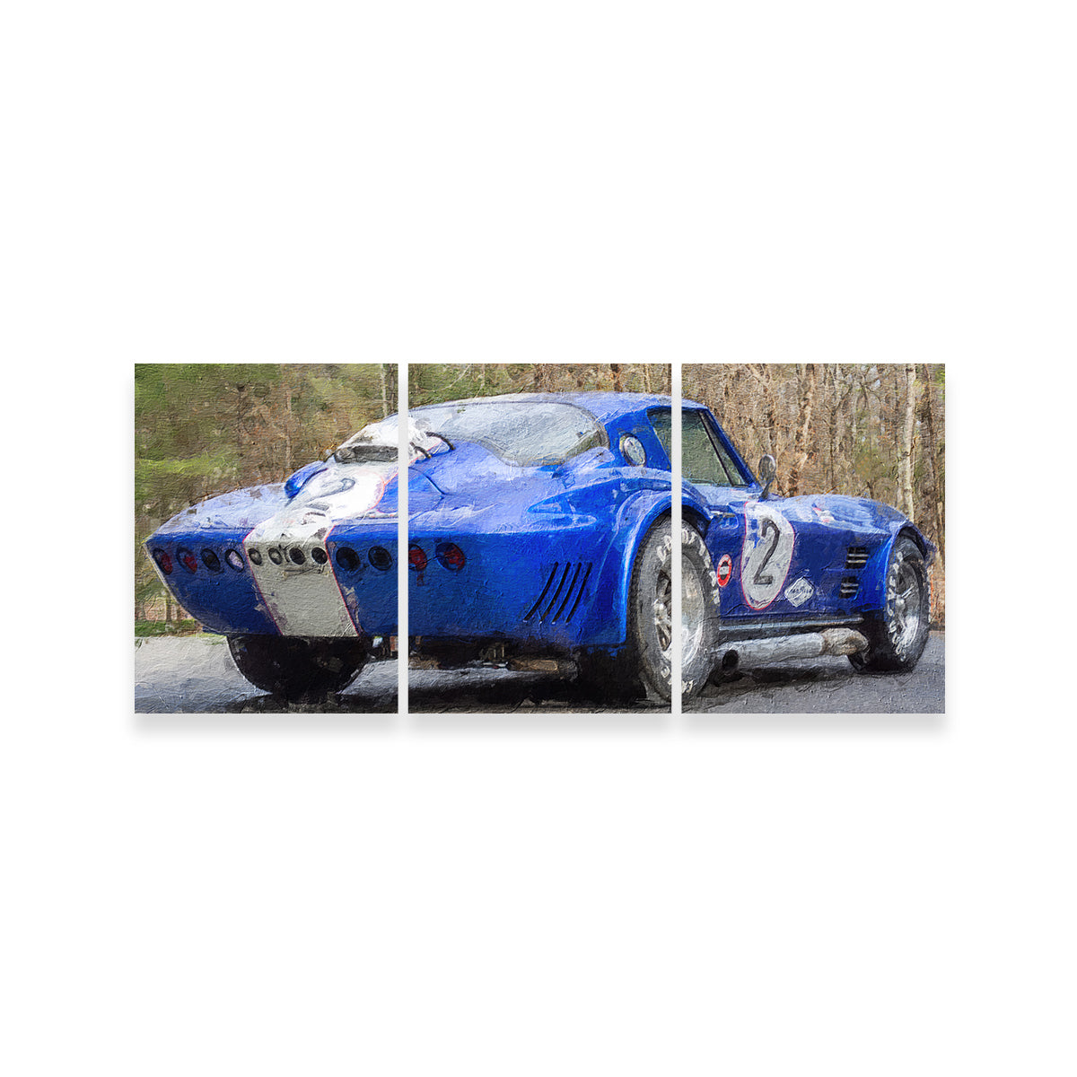 Corvette Grand Sport No. 2 Stunning Wall Art by Stephen Chambers