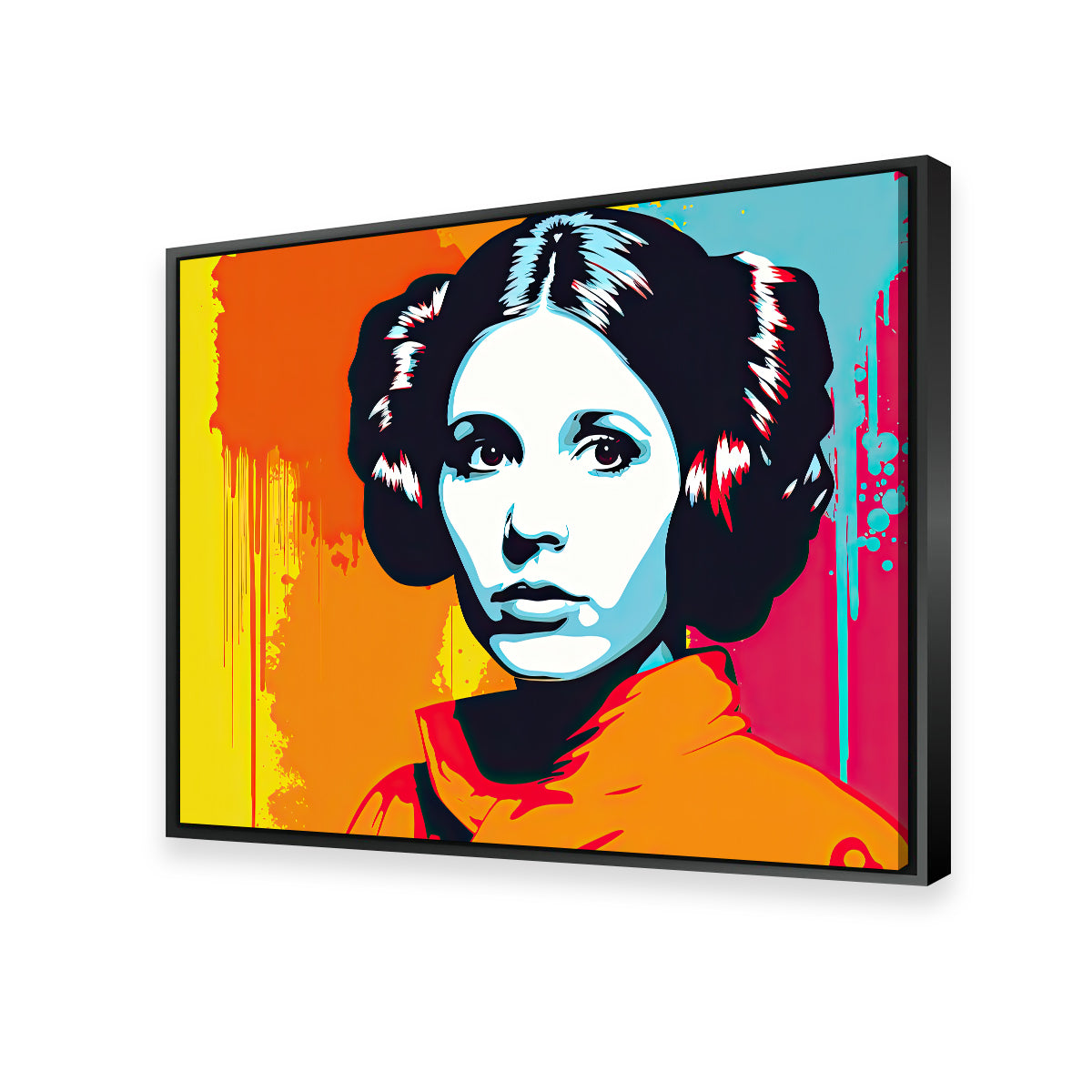 Leia Warhol Inspired Contemporary Wall Art by Ralph & Laura Design