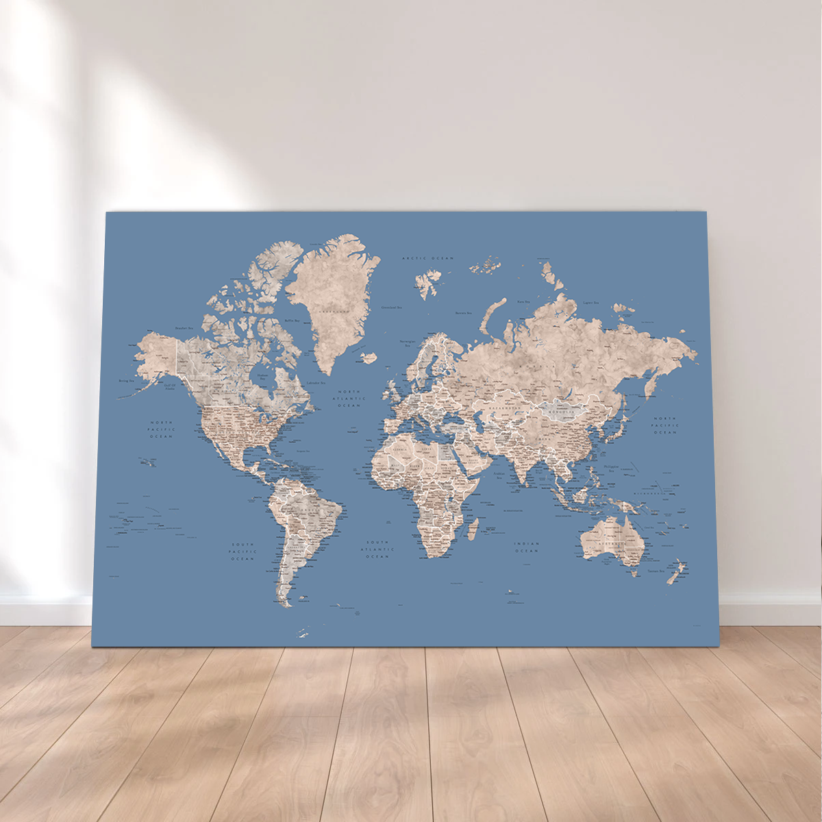 Stunning 2024 World Map Wall Art for Decorative Appeal