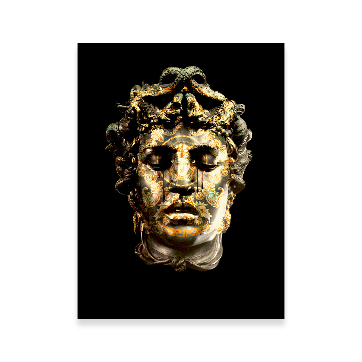 Stunning Versace Tears Wall Art by TJ