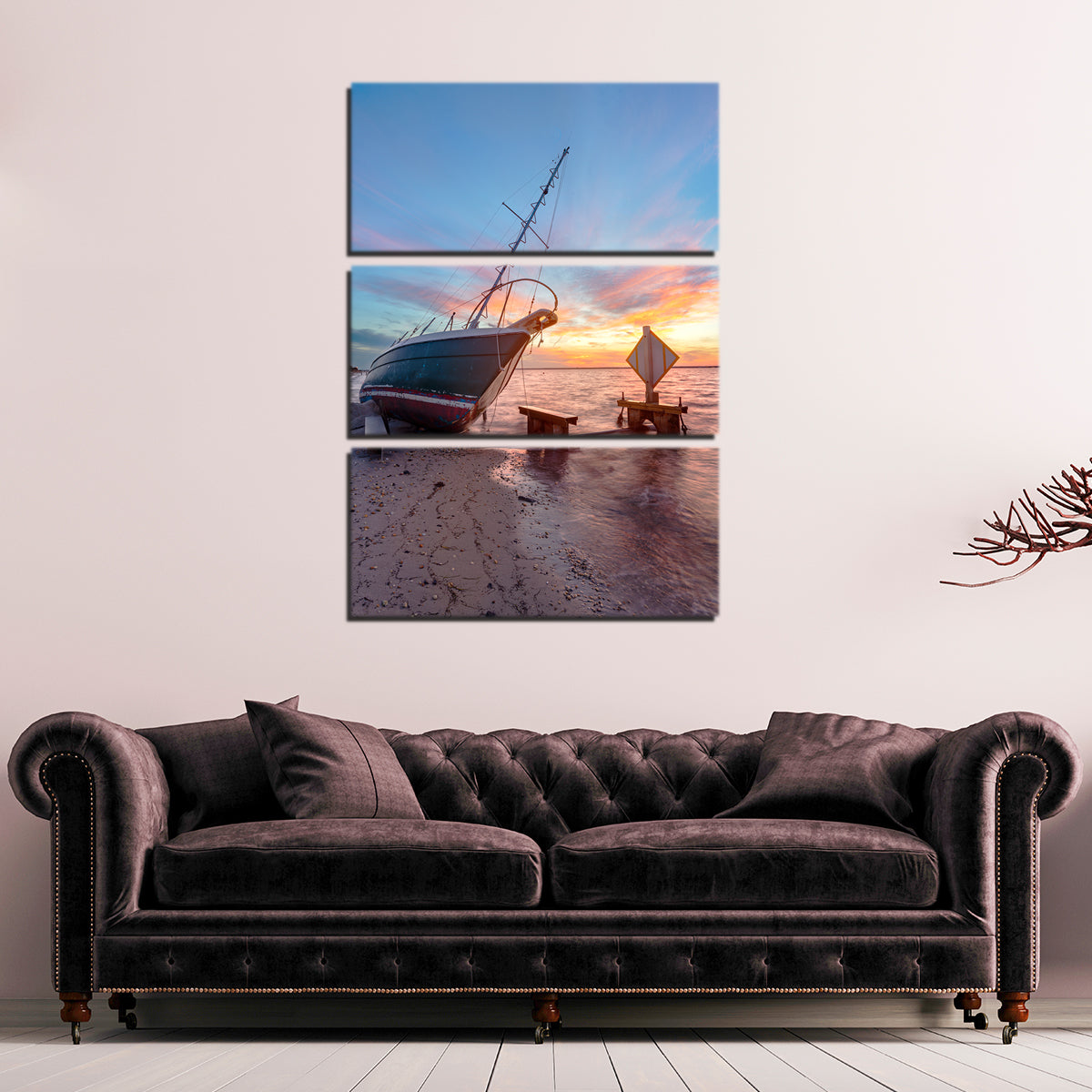 Stunning Burning Sails Wall Art by Shaun Mayer