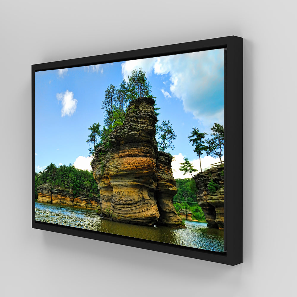 Exquisite Wisconsin Dells Sandstone Formation Wall Art for Stunning Home Decor