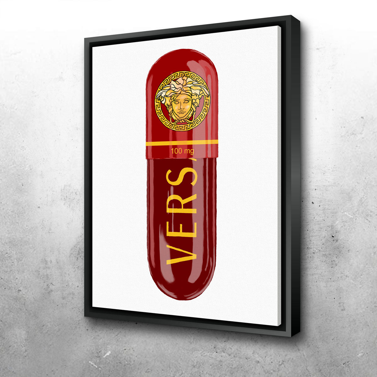 Exquisite Versace Eros Flame 100MG Wall Art by Elias Mikael