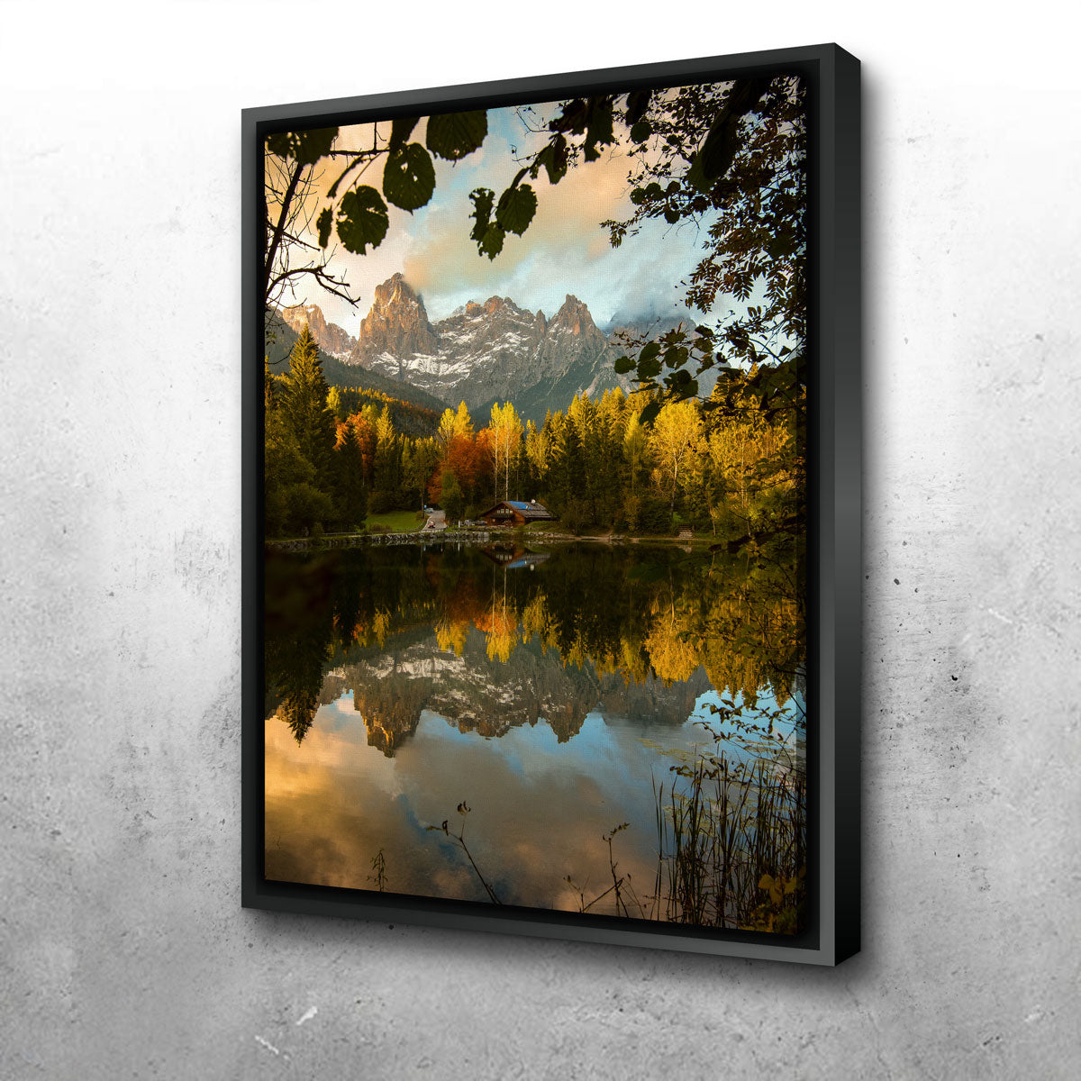 Stunning Lake Welsperg Wall Art by Enzo Romano