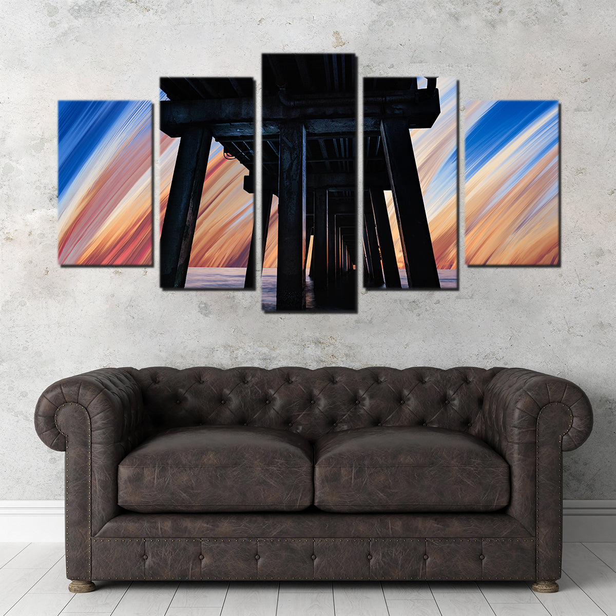 Stunning Under the Pier Wall Art by Eileen Rollin