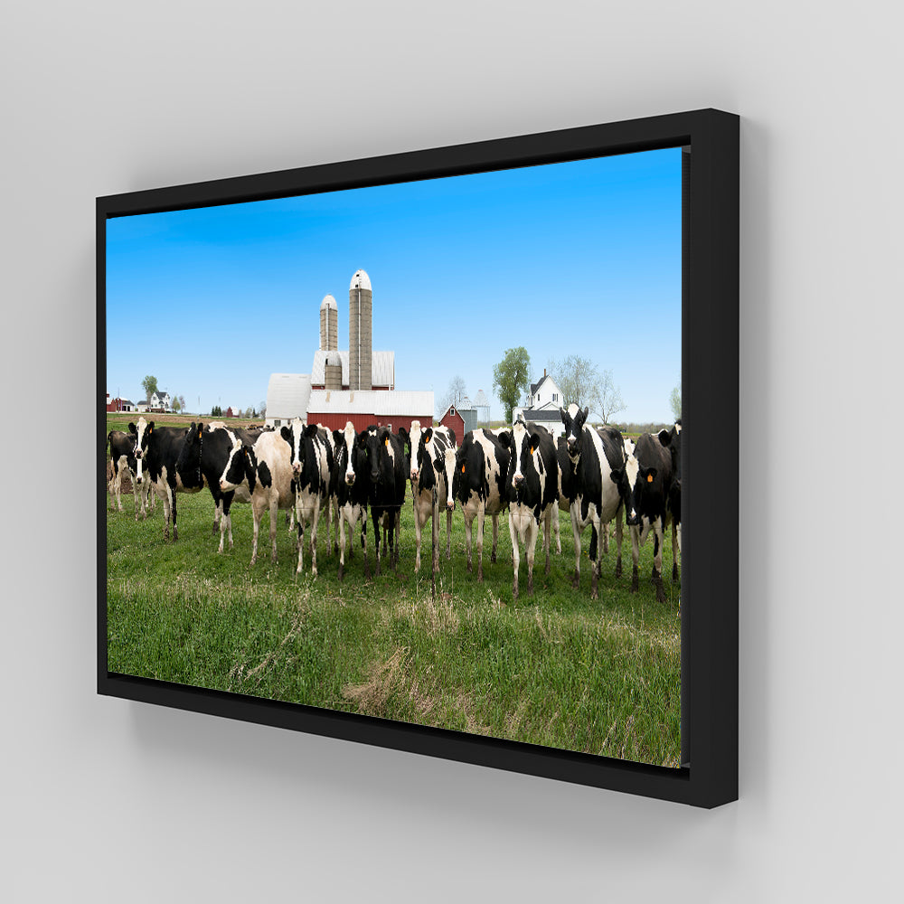 Stunning Wisconsin Dairy Cows Wall Art for Home Decor