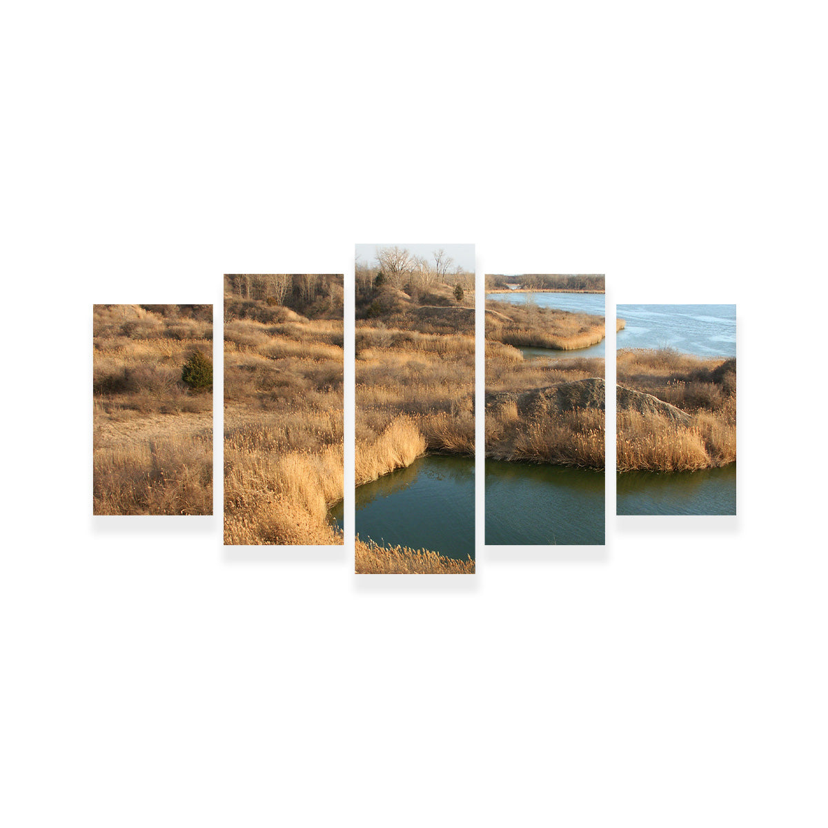 Stunning Mazonia Braidwood State Fish and Wildlife Area Wall Art - Sustainable Pine Frame Canvas
