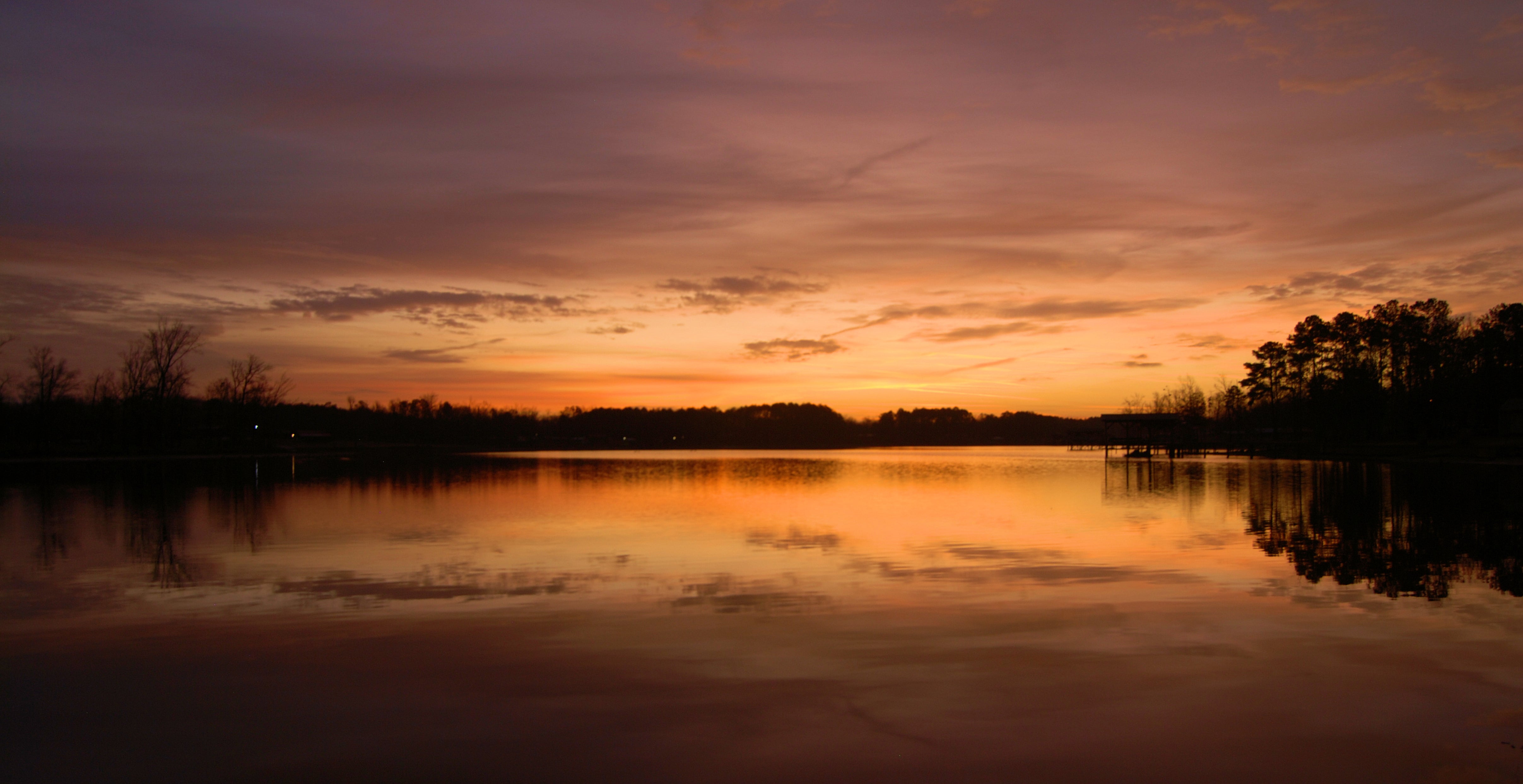 Stunning Lake Weiss Sunrise Wall Art for Home Decor