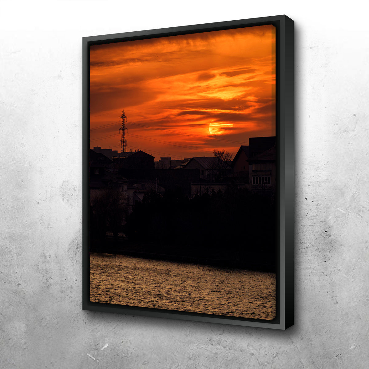 Stunning Bucharest Sunset 6 Wall Art for Home Decor
