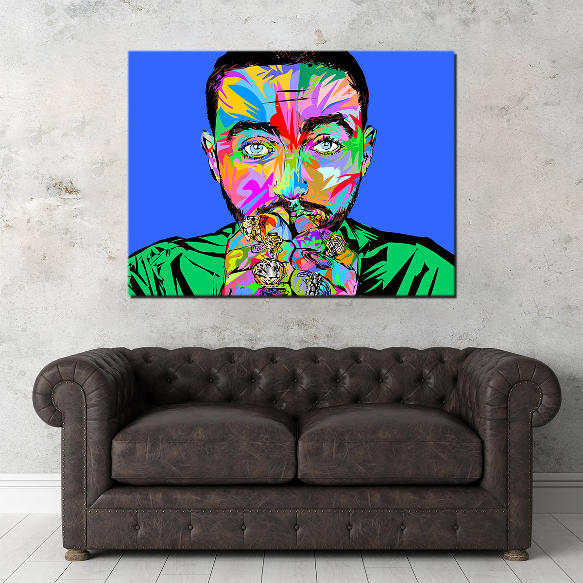 Stunning Macmiller Blue Wall Art for Home Decor