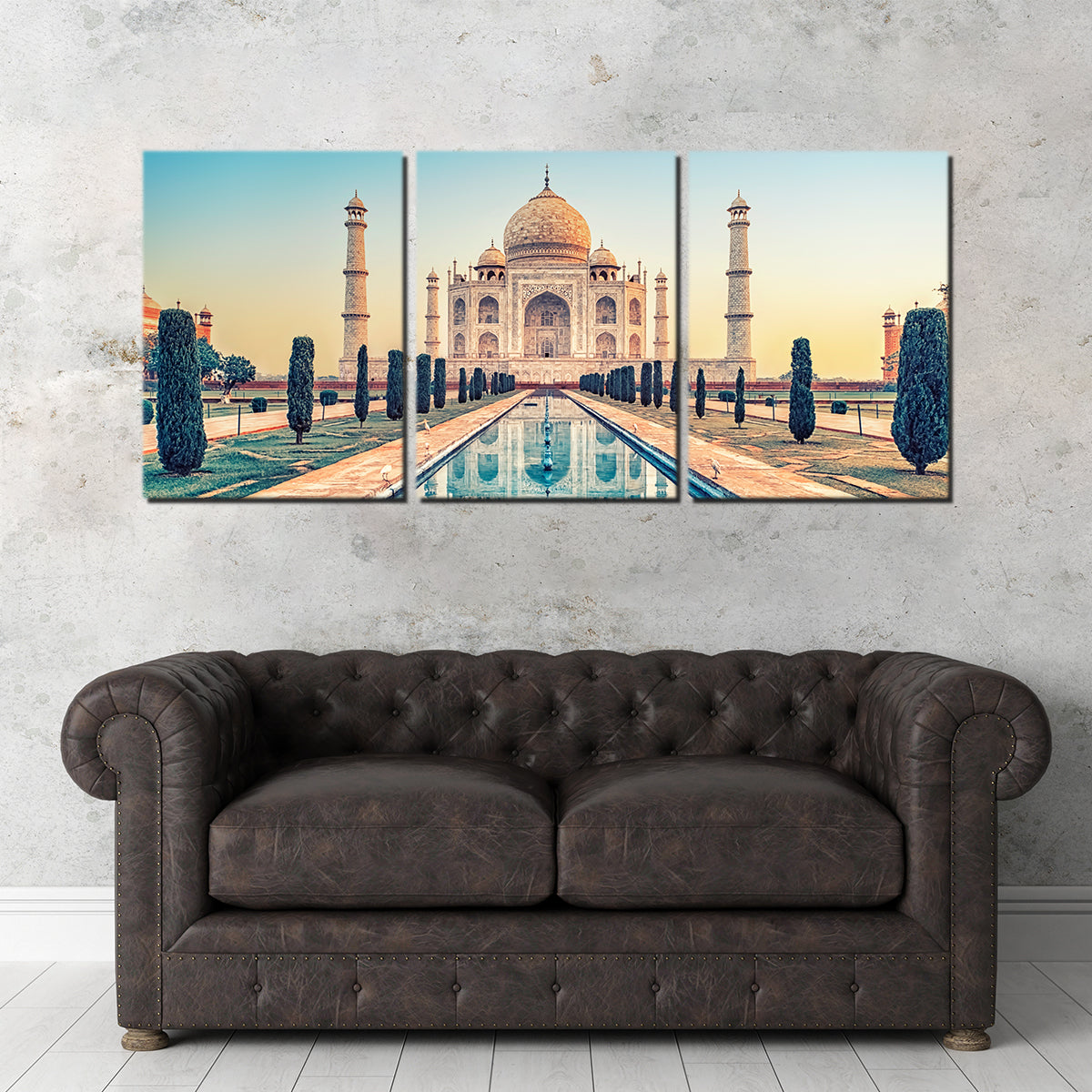 Exquisite Taj Mahal Mausoleum Wall Art by Manjik Pictures