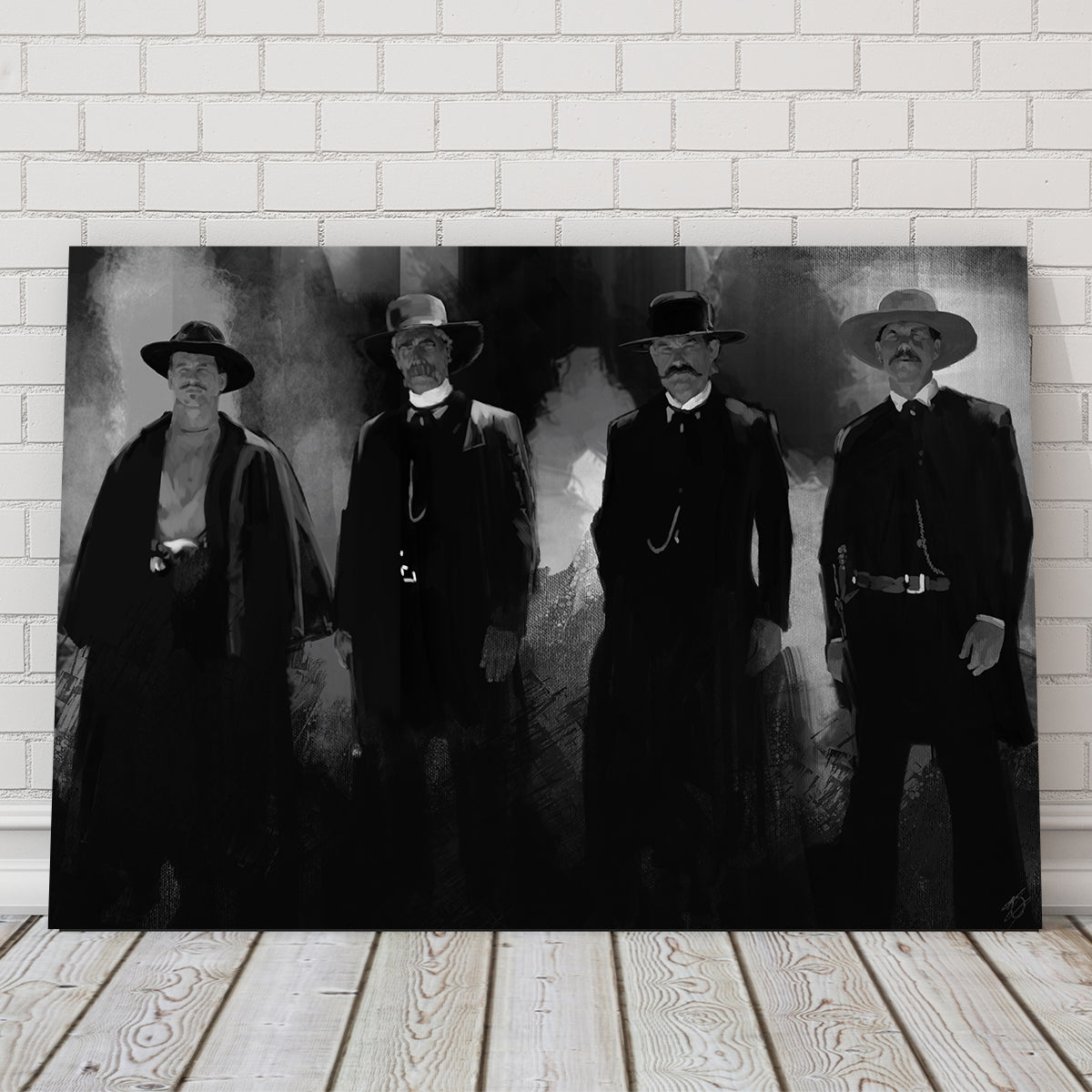 Stunning Tombstone Gang Wall Art by Andy Brackpool