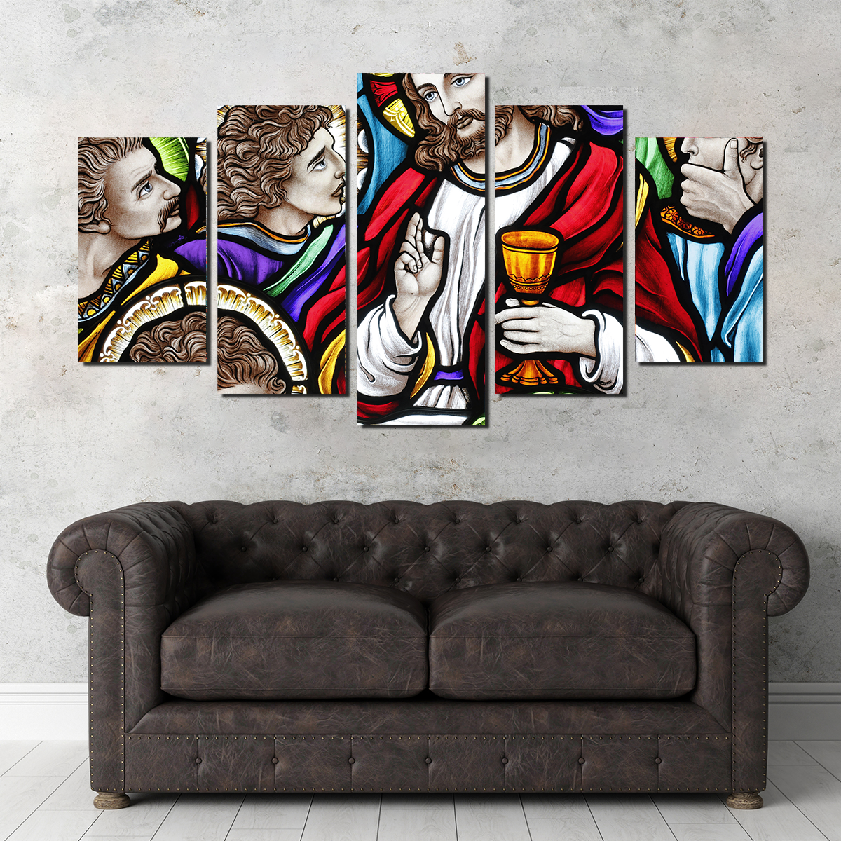 Exquisite Last Supper Canvas Print