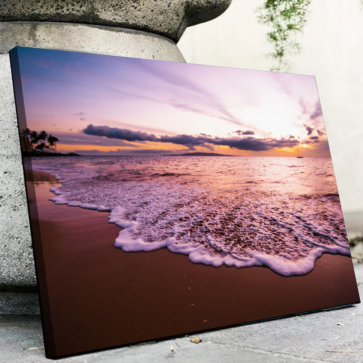 Stunning Sunset Waves Wall Art by Lucas Moore