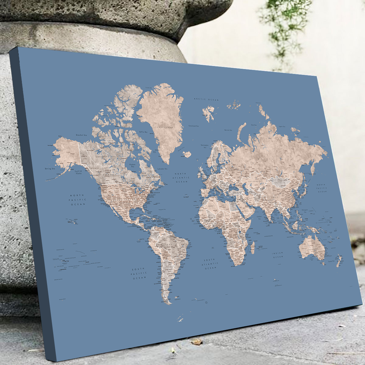 Stunning 2024 World Map Wall Art for Decorative Appeal