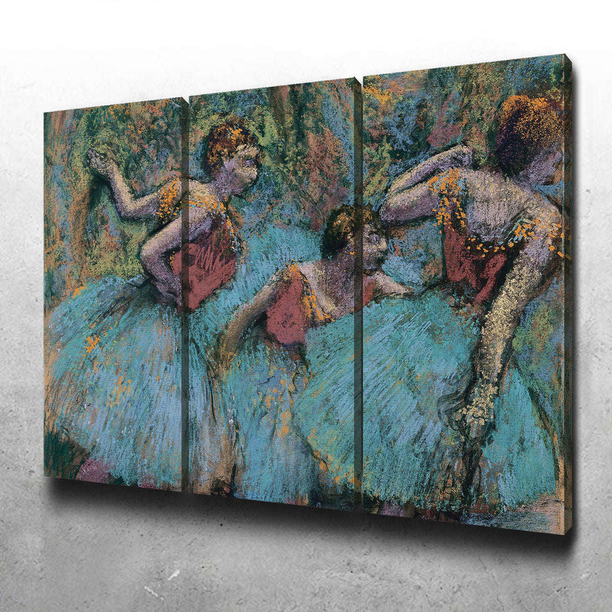 Edgar Degas' Three Dancers Exquisite Wall Art