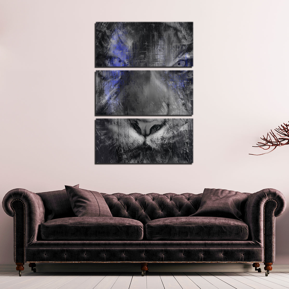 Stunning Tiger View Wall Art by Andy Brackpool