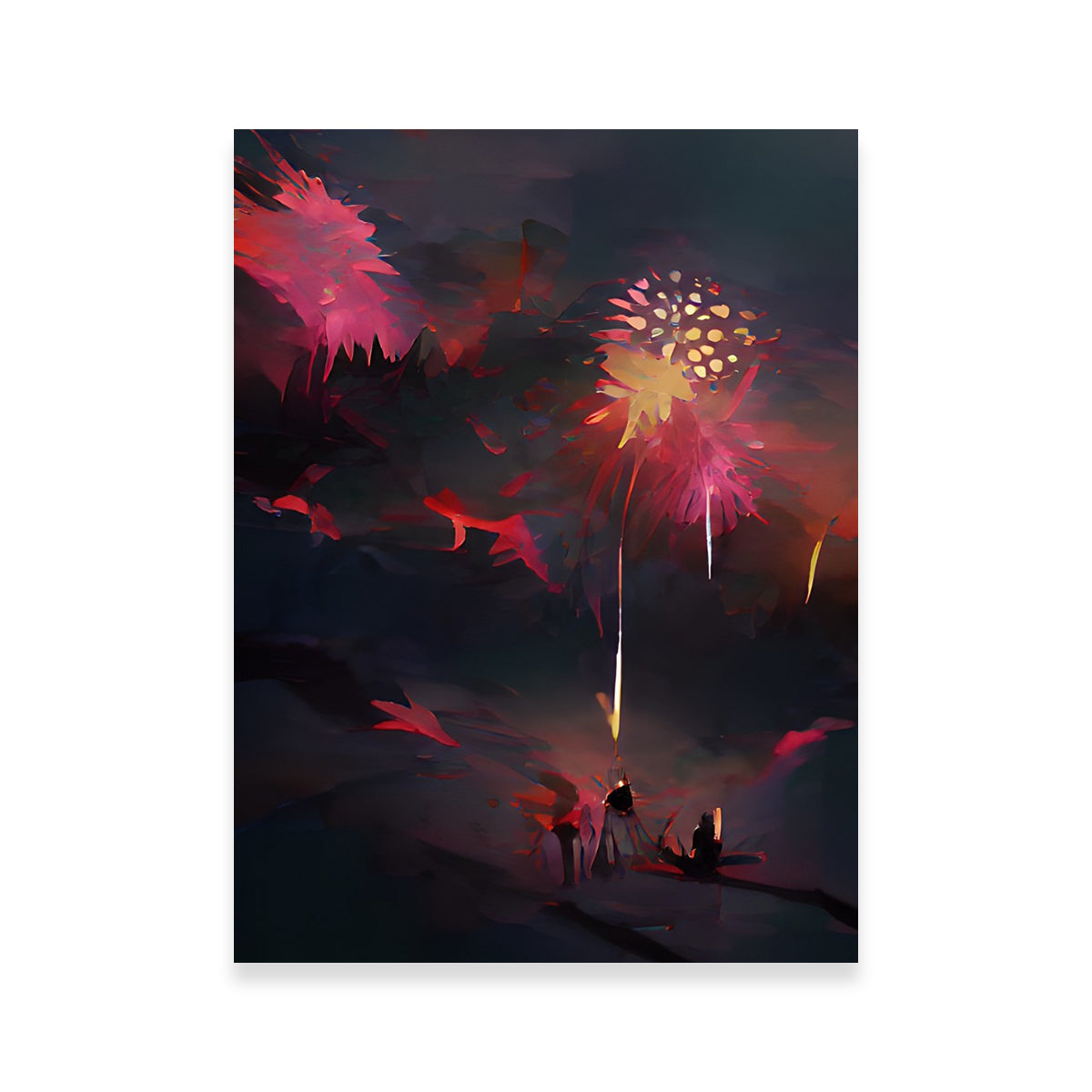 Stunning Fireworks Wall Art by Gabriel Ritcey